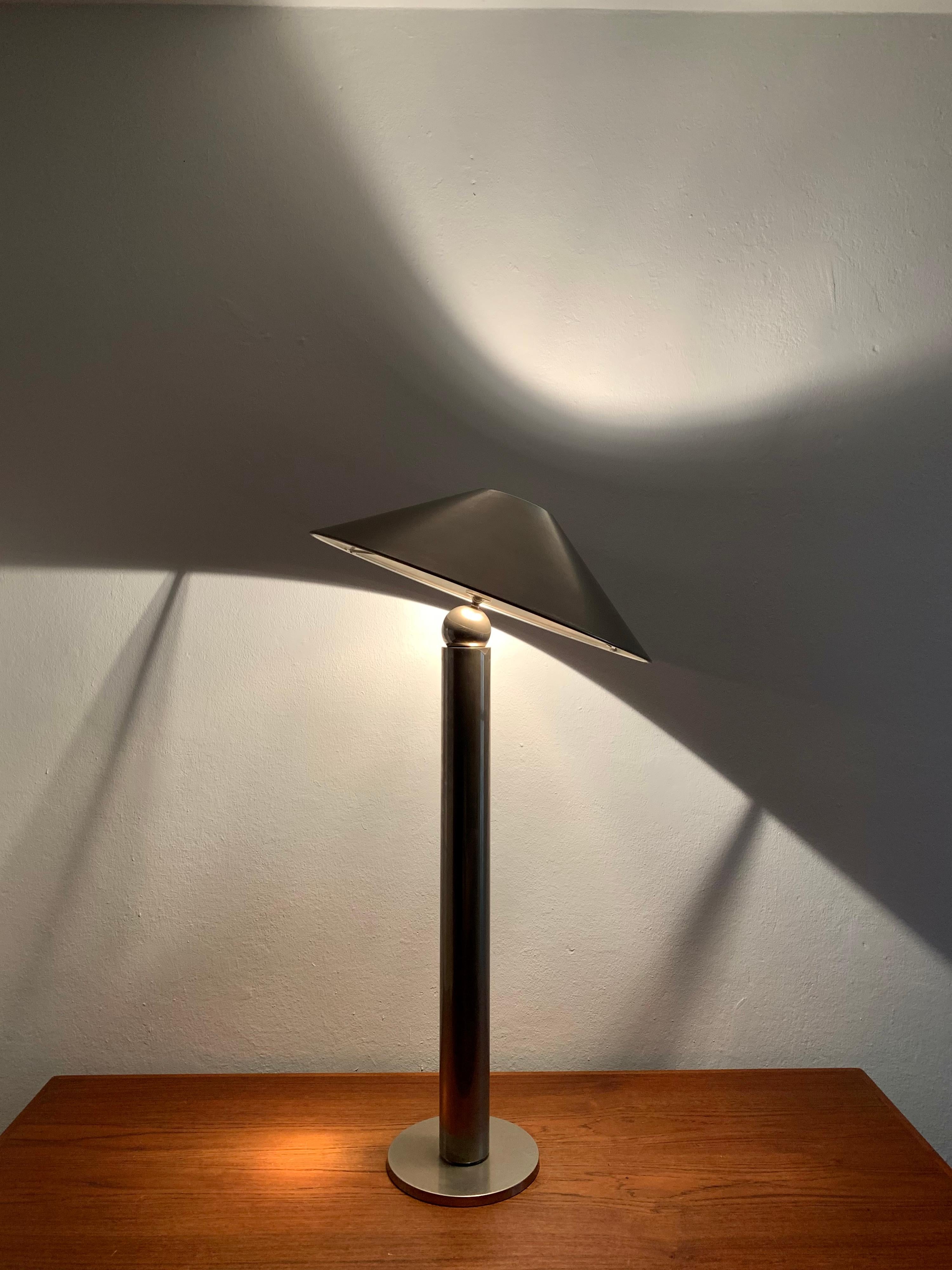 Nickel Plated Floor Lamp by Florian Schulz For Sale 4