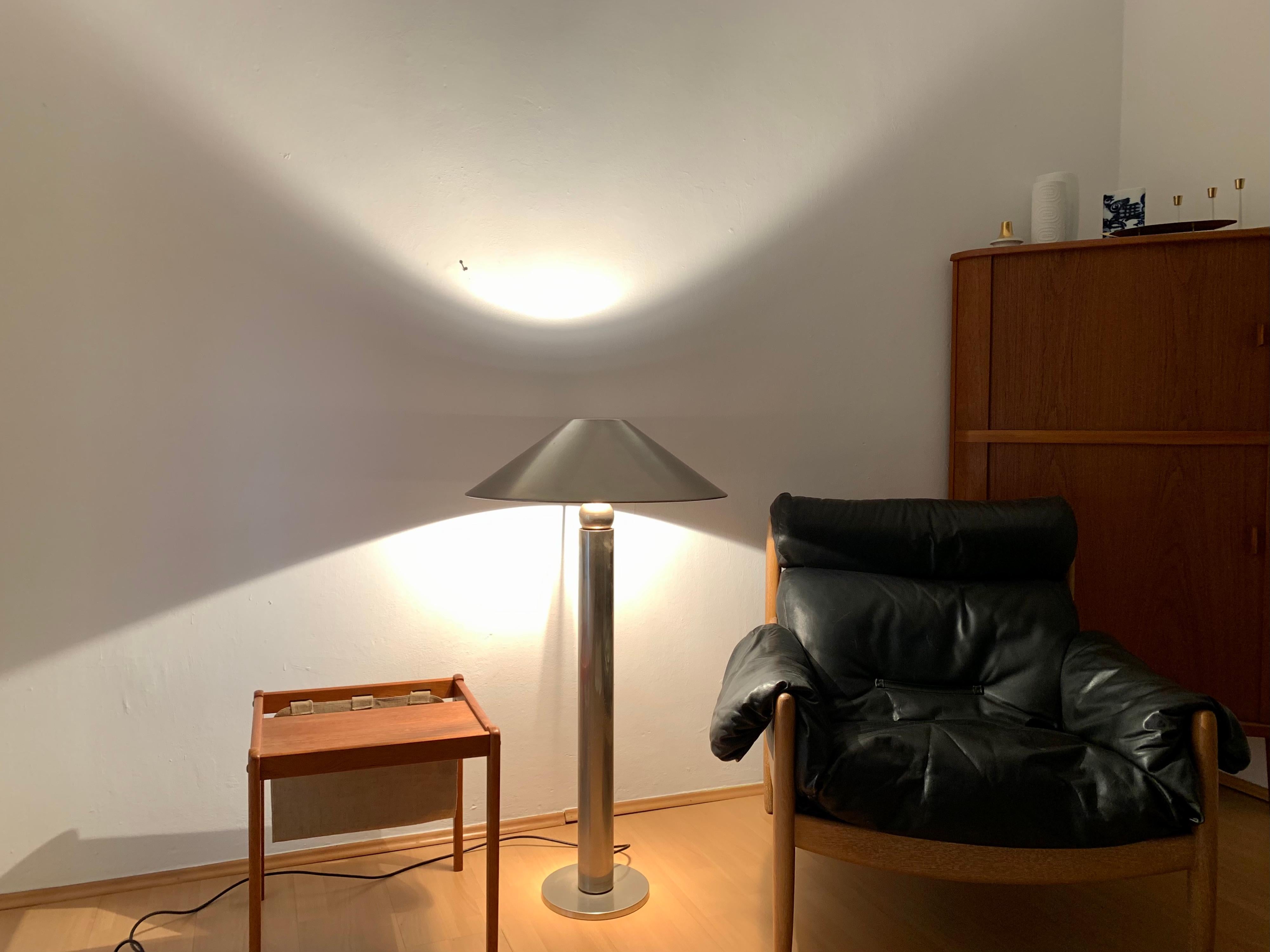Nickel Plated Floor Lamp by Florian Schulz For Sale 5