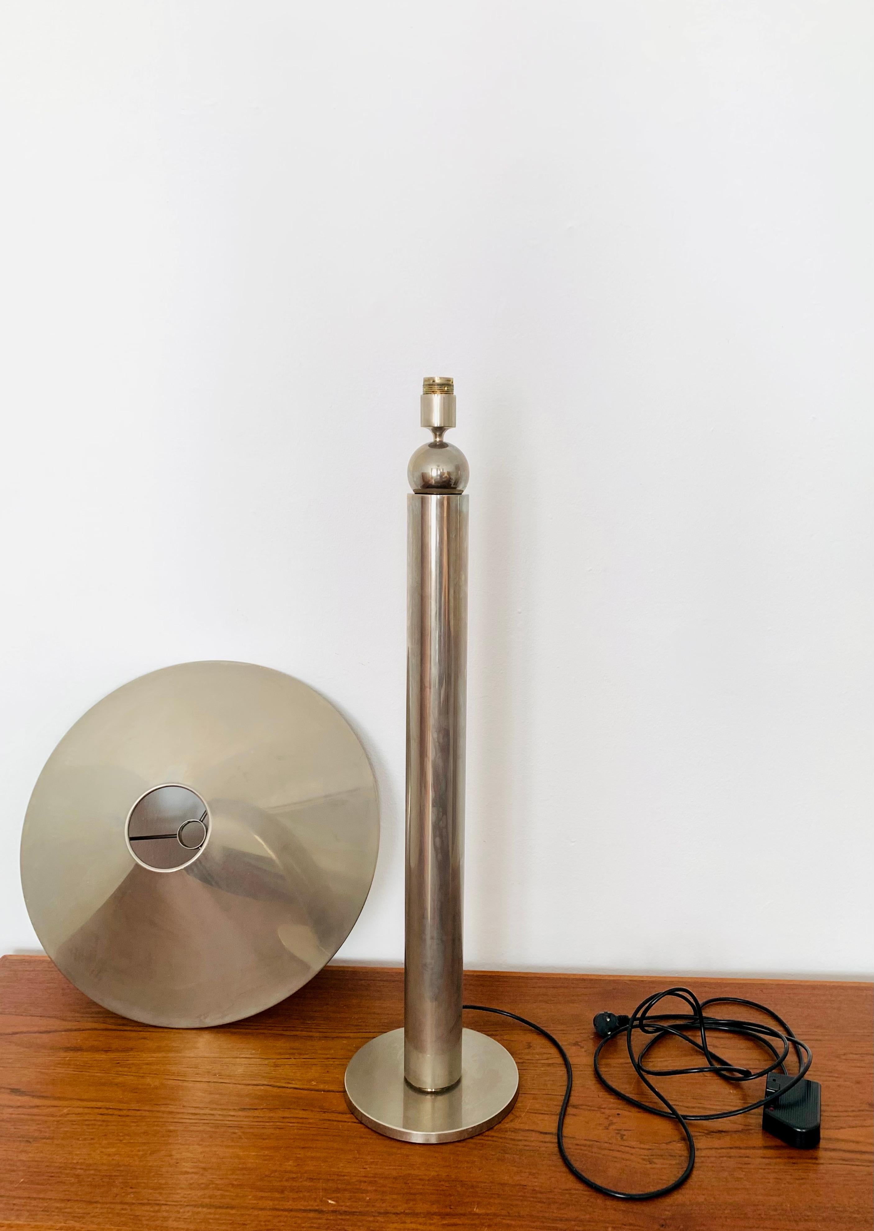 Nickel Plated Floor Lamp by Florian Schulz For Sale 6