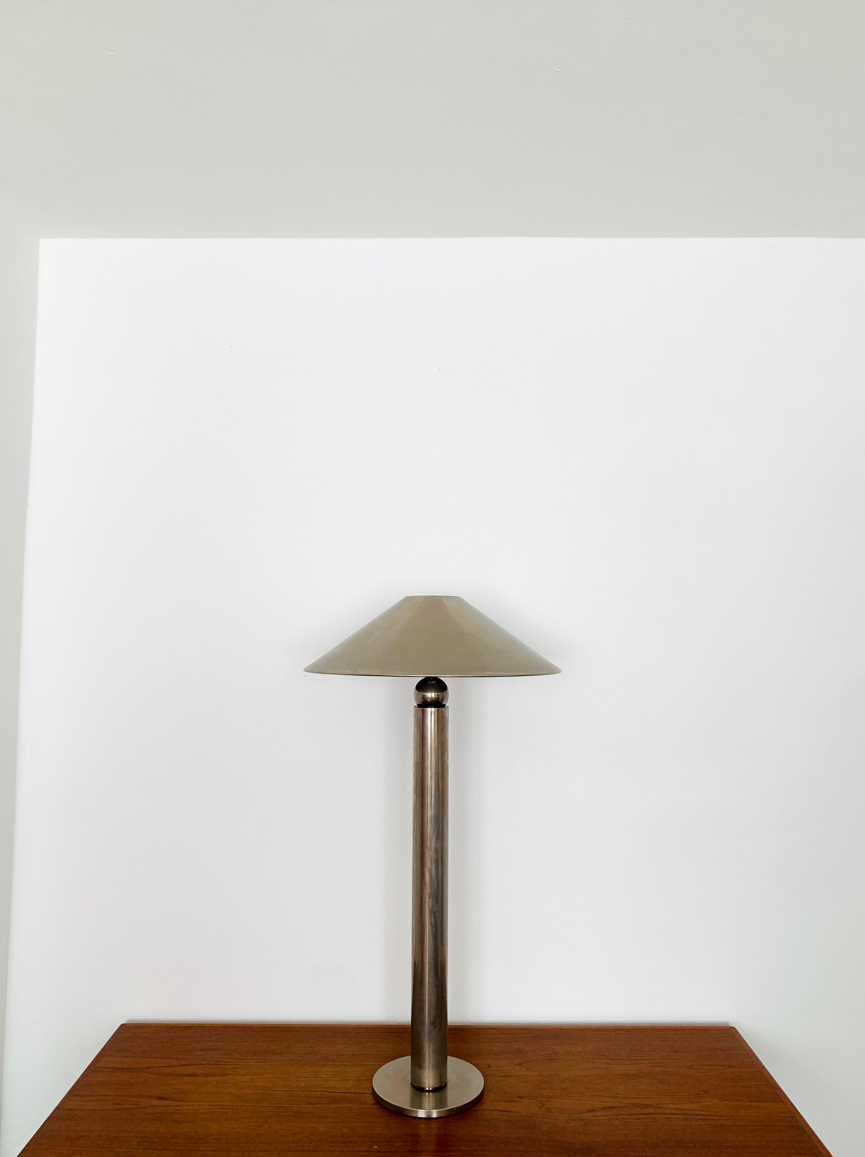 Mid-Century Modern Nickel Plated Floor Lamp by Florian Schulz For Sale