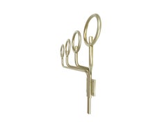 Appendiabiti anni '70 in metallo nichelato Clitoquattro di Sergio Mazza per Artemide