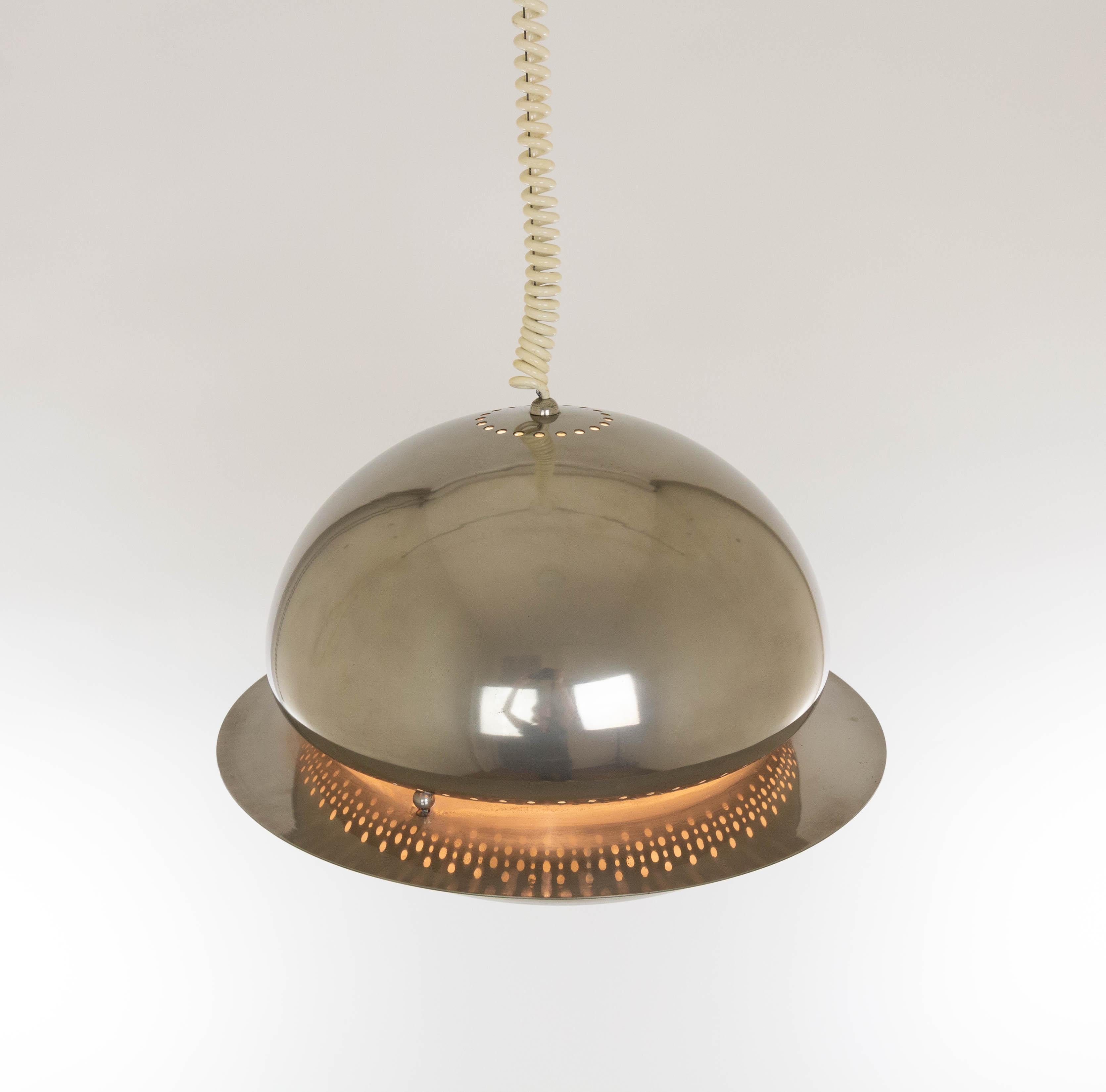 Nickel-Plated Nictea Pendant by Afra and Tobia Scarpa for Flos, 1960s In Good Condition For Sale In Rotterdam, NL