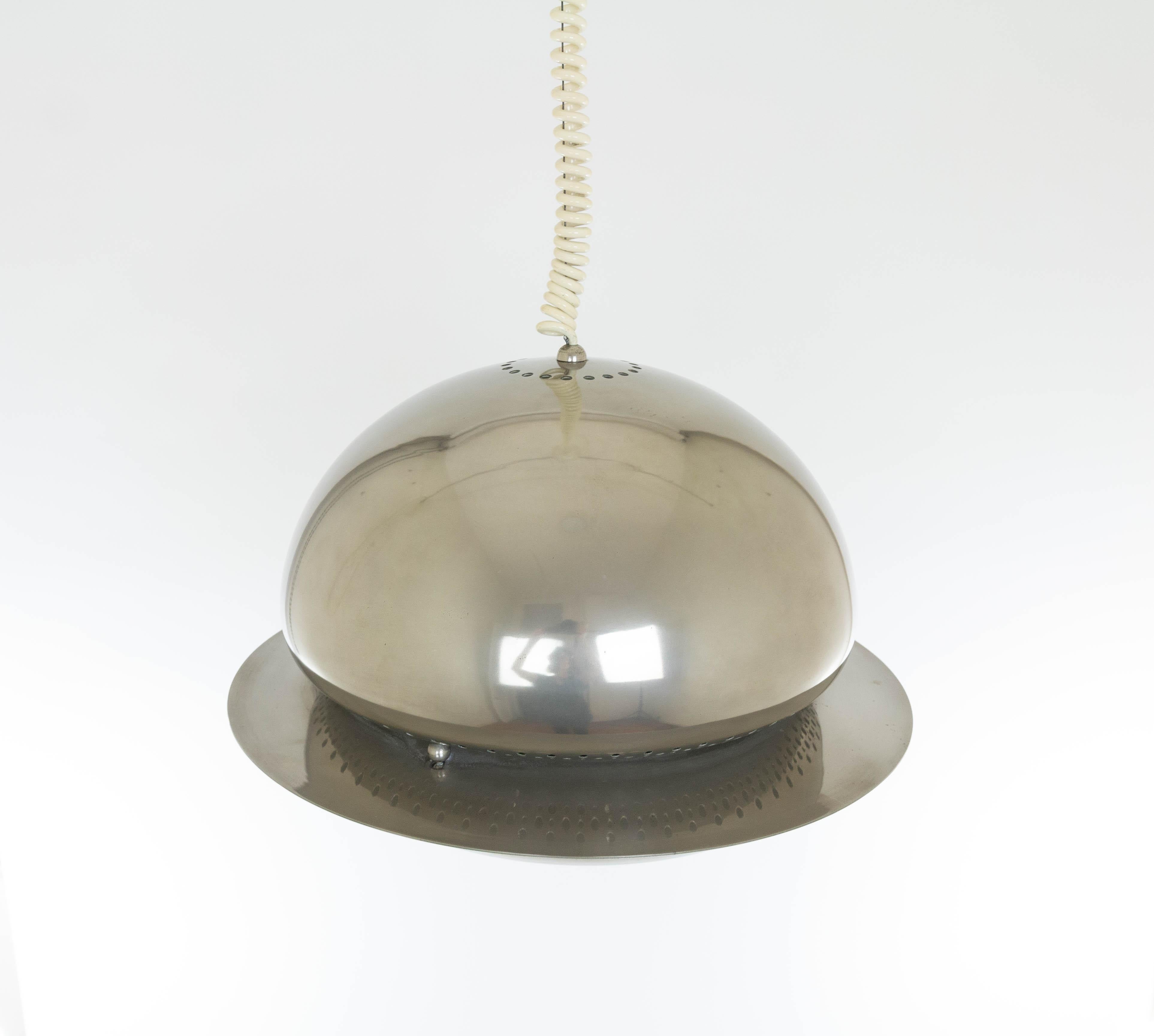 Nickel-Plated Nictea Pendant by Afra and Tobia Scarpa for Flos, 1960s For Sale 1