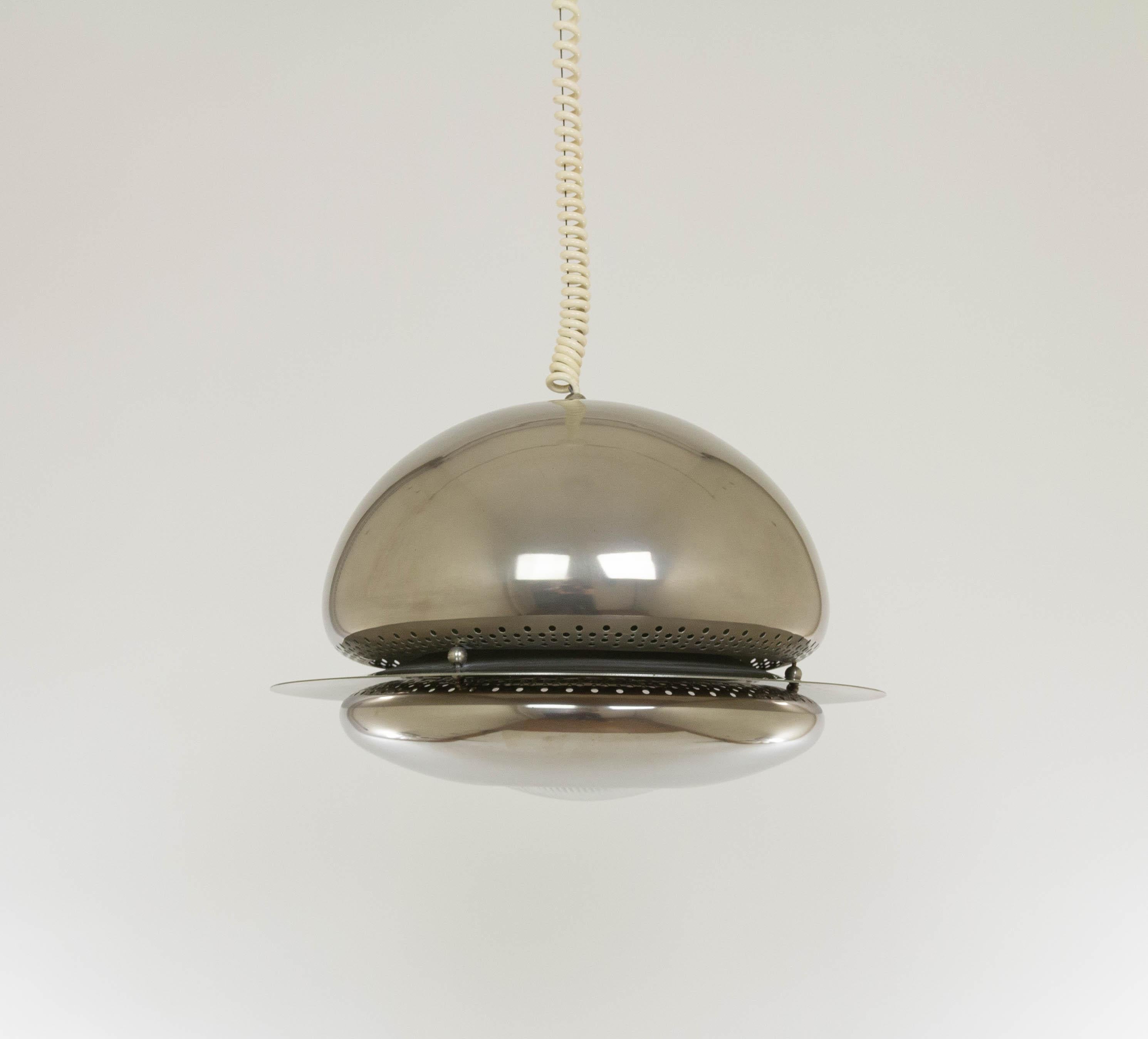 Nickel-Plated Nictea Pendant by Afra and Tobia Scarpa for Flos, 1960s For Sale 2