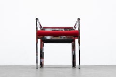 Nickel Plated Post-Modern Cube Chair