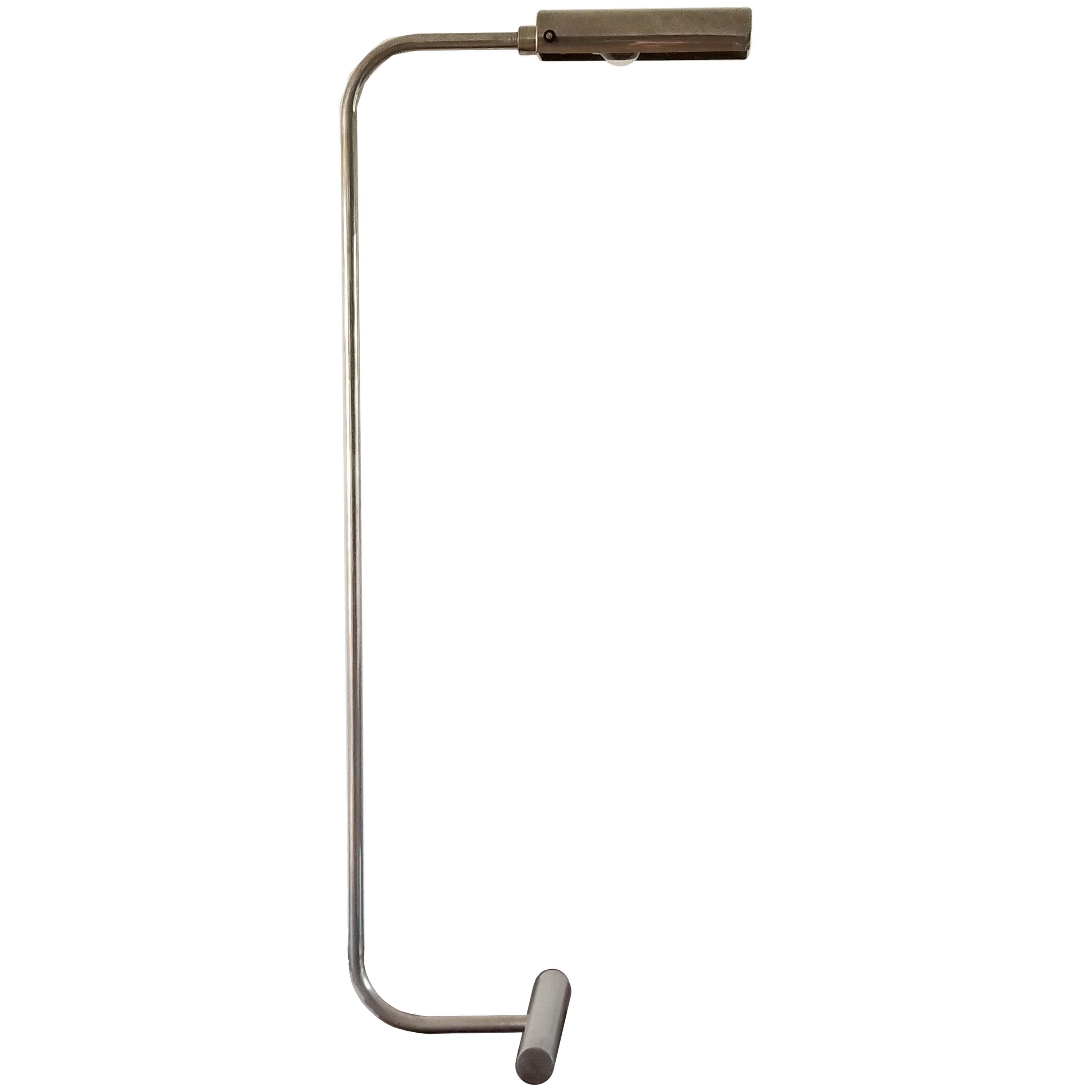 Nickel-Plated Reading Lamp by Christian Liaigre, France, Late 1980s