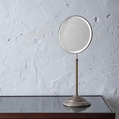 Espejo de afeitar niquelado, años 20