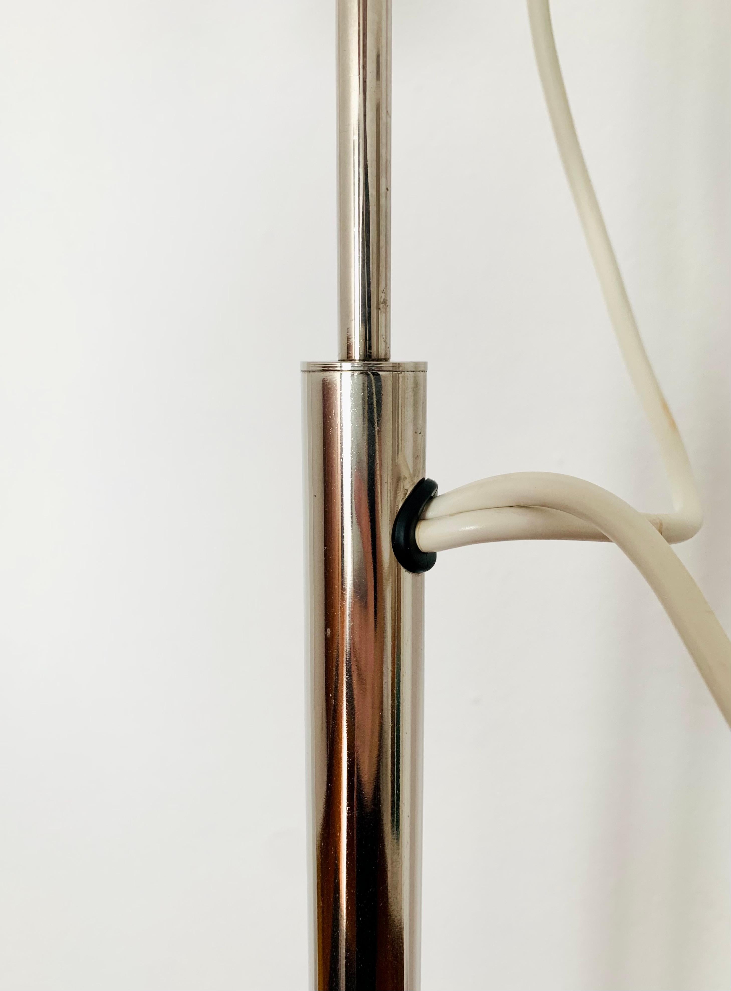 Nickel Plated Spot Floor Lamp For Sale 4