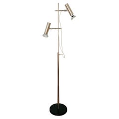 Vintage Nickel Plated Spot Floor Lamp