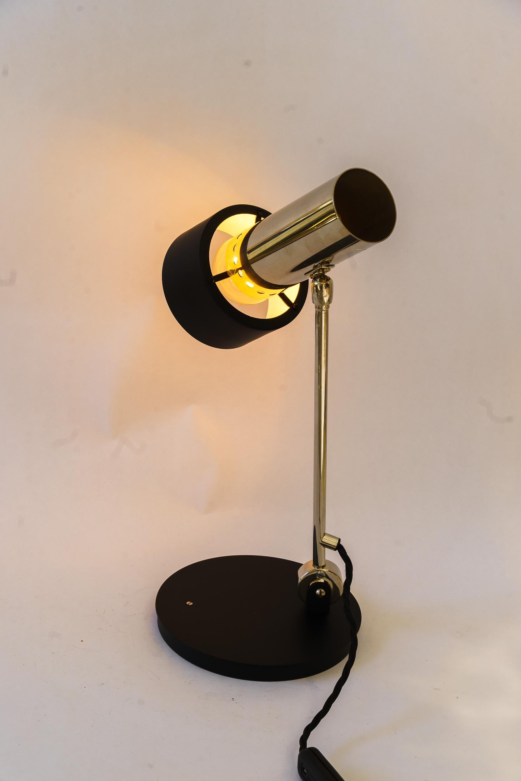 Nickel-plated Table lamp vienna around 1960s For Sale 2