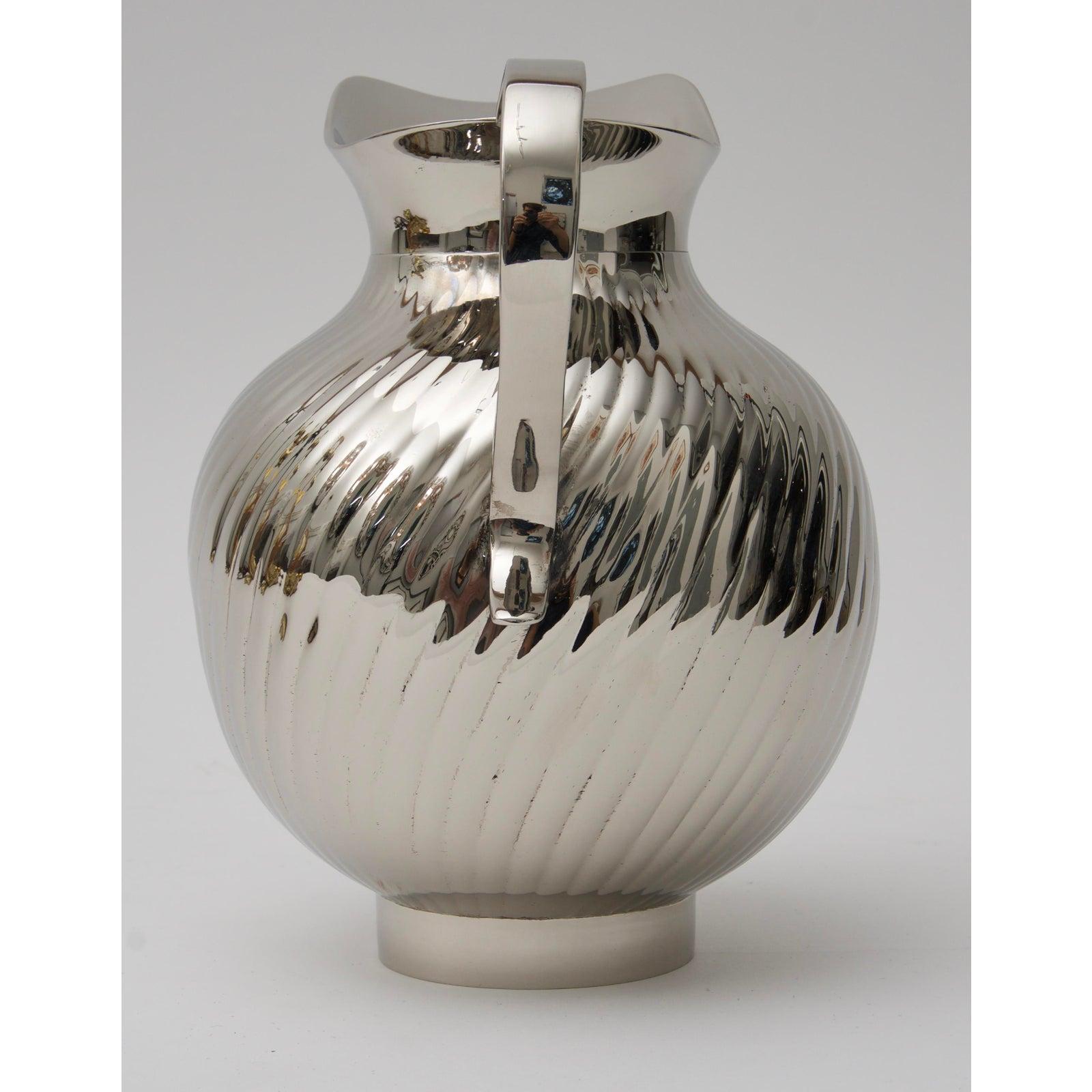 Nickel-Plated Water Pitcher 1