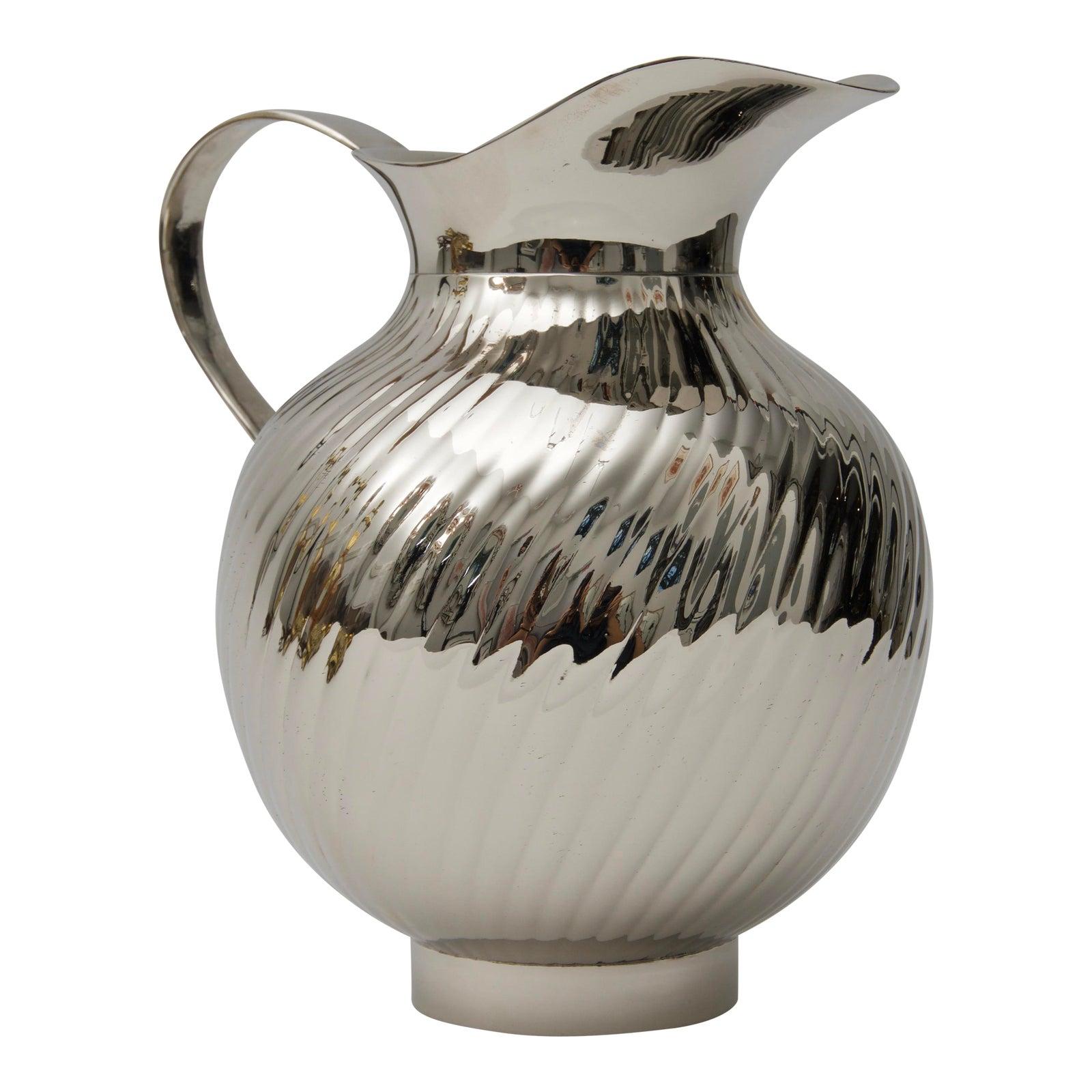 Nickel-Plated Water Pitcher 2