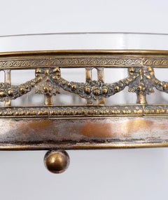 Nickel Silverplate French Louis XVI Oval Centerpiece - 19th