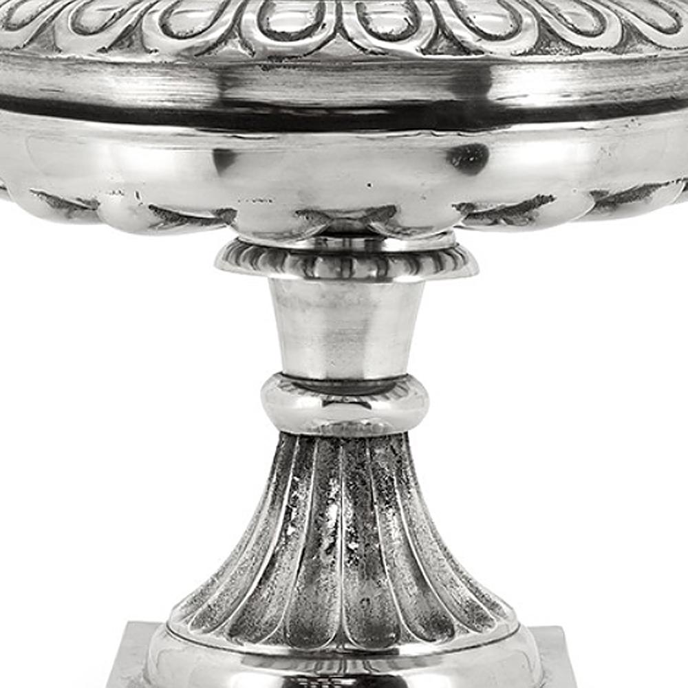 Italian Nickel Table Bowl in Nickel Finish For Sale