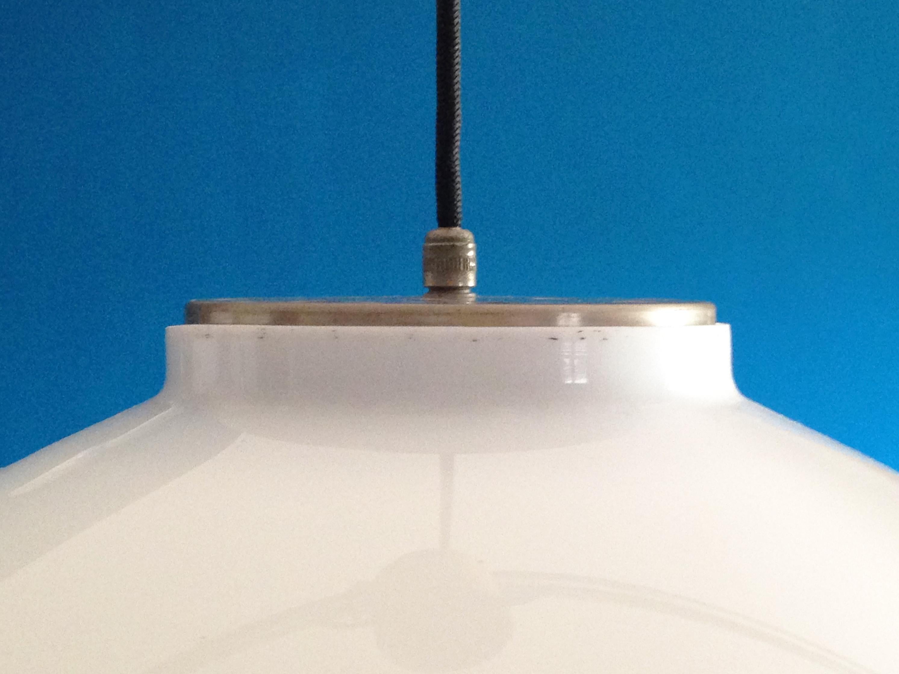 Lampe à suspension 4005 en laiton nickelé et plastique blanc de Castiglioni pour Kartell, 59 en vente 9