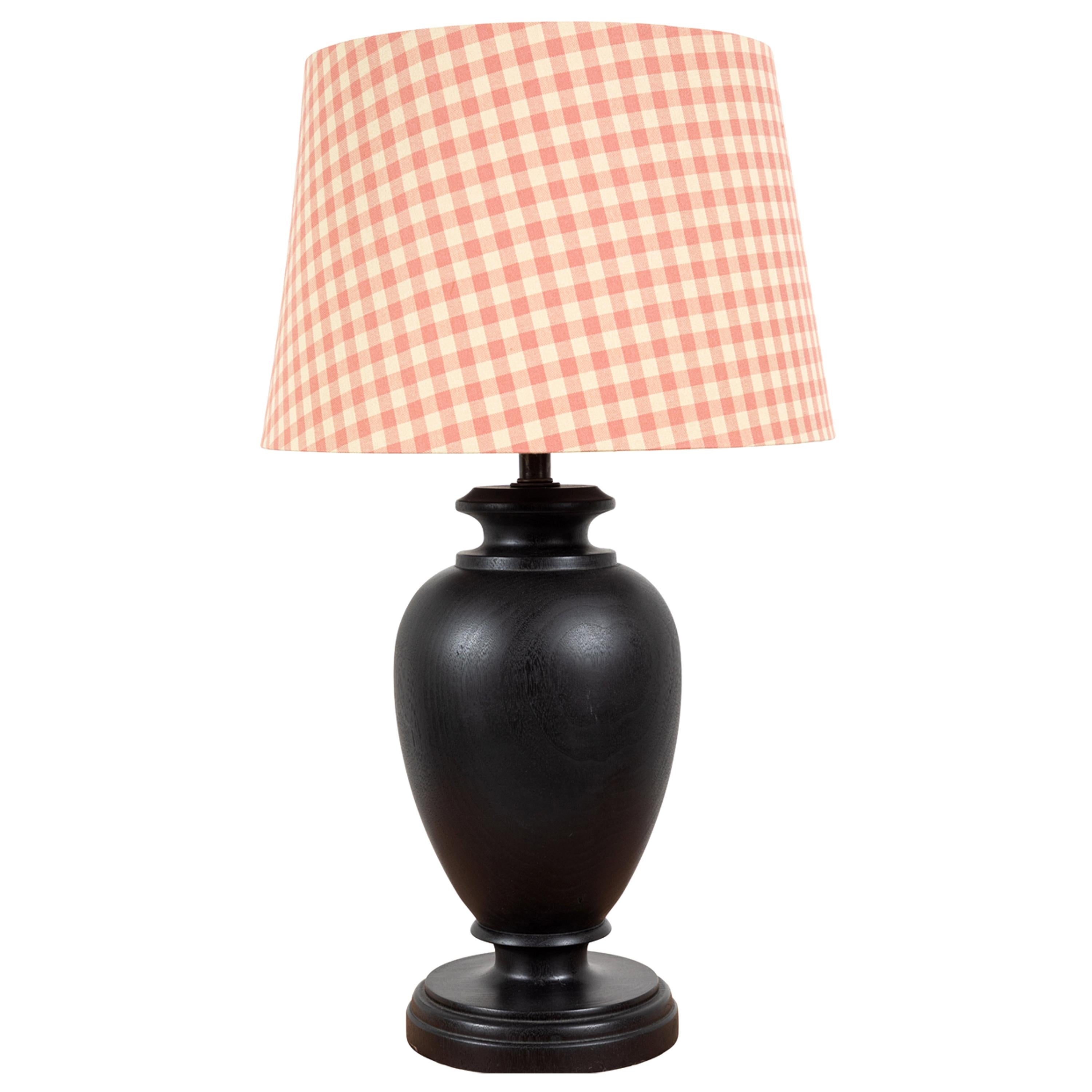 Nickey Kehoe Collection Black Stained Urn Table Lamp