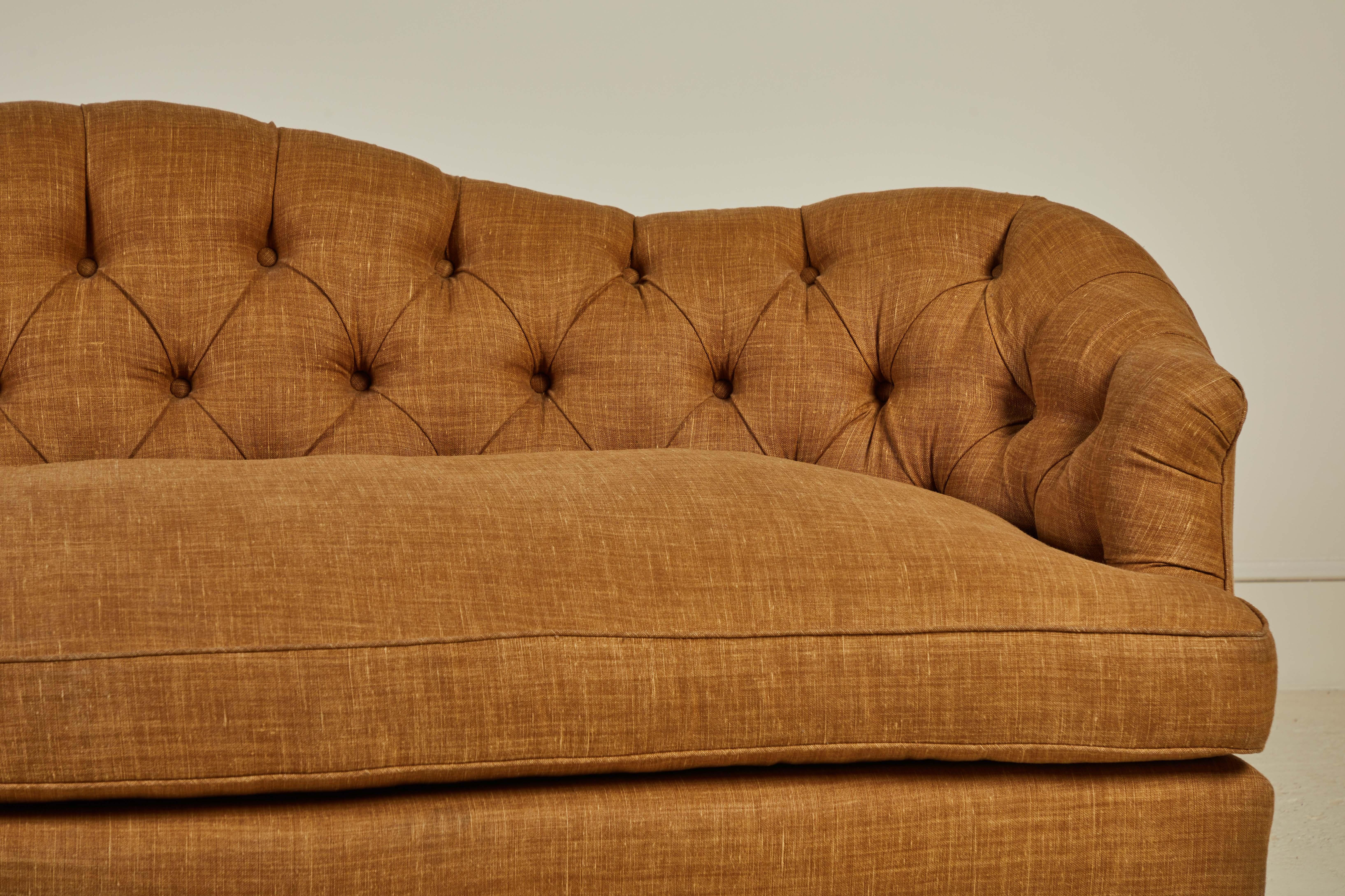 American Nickey Kehoe Collection Classic Tufted Sofa