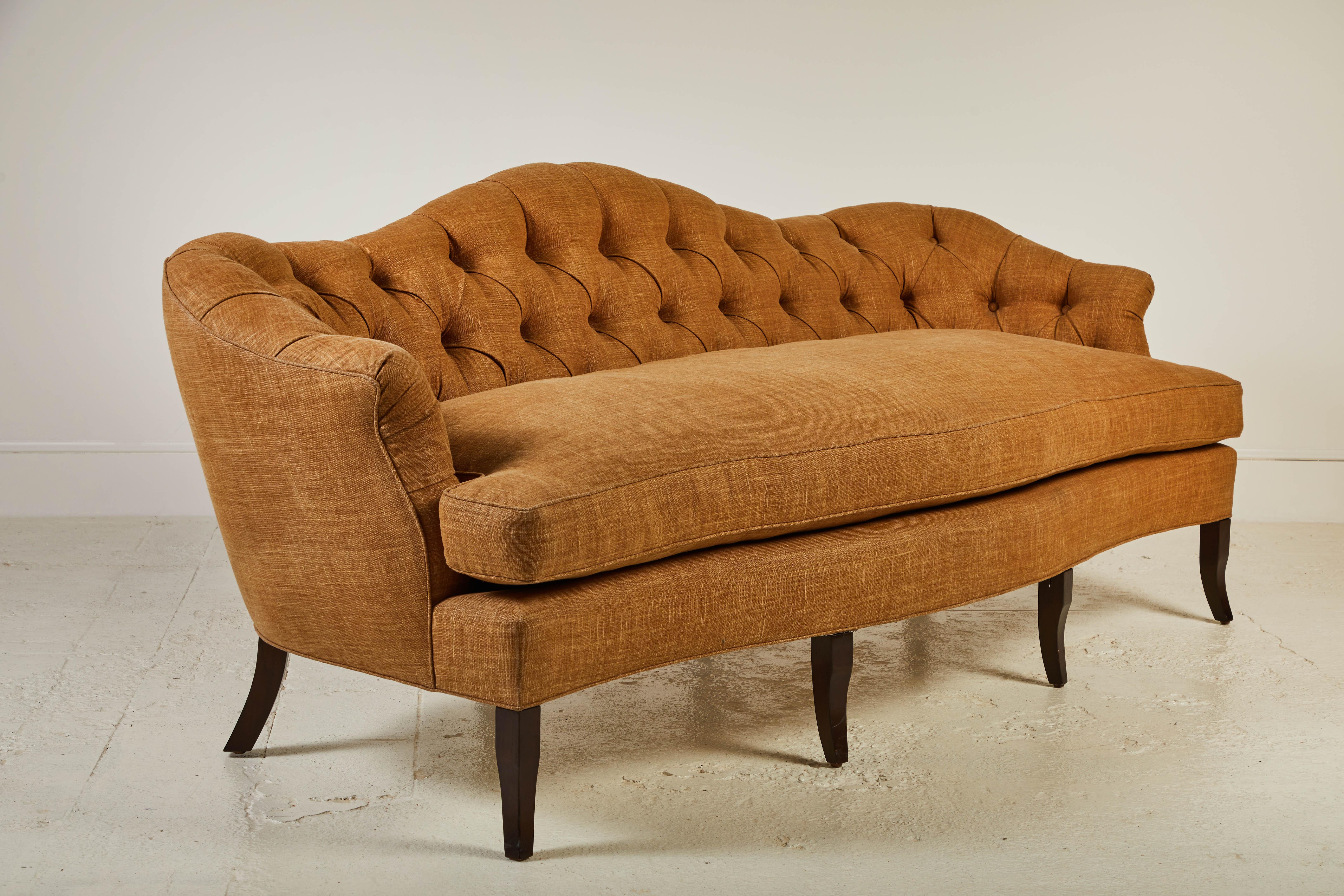 Contemporary Nickey Kehoe Collection Classic Tufted Sofa