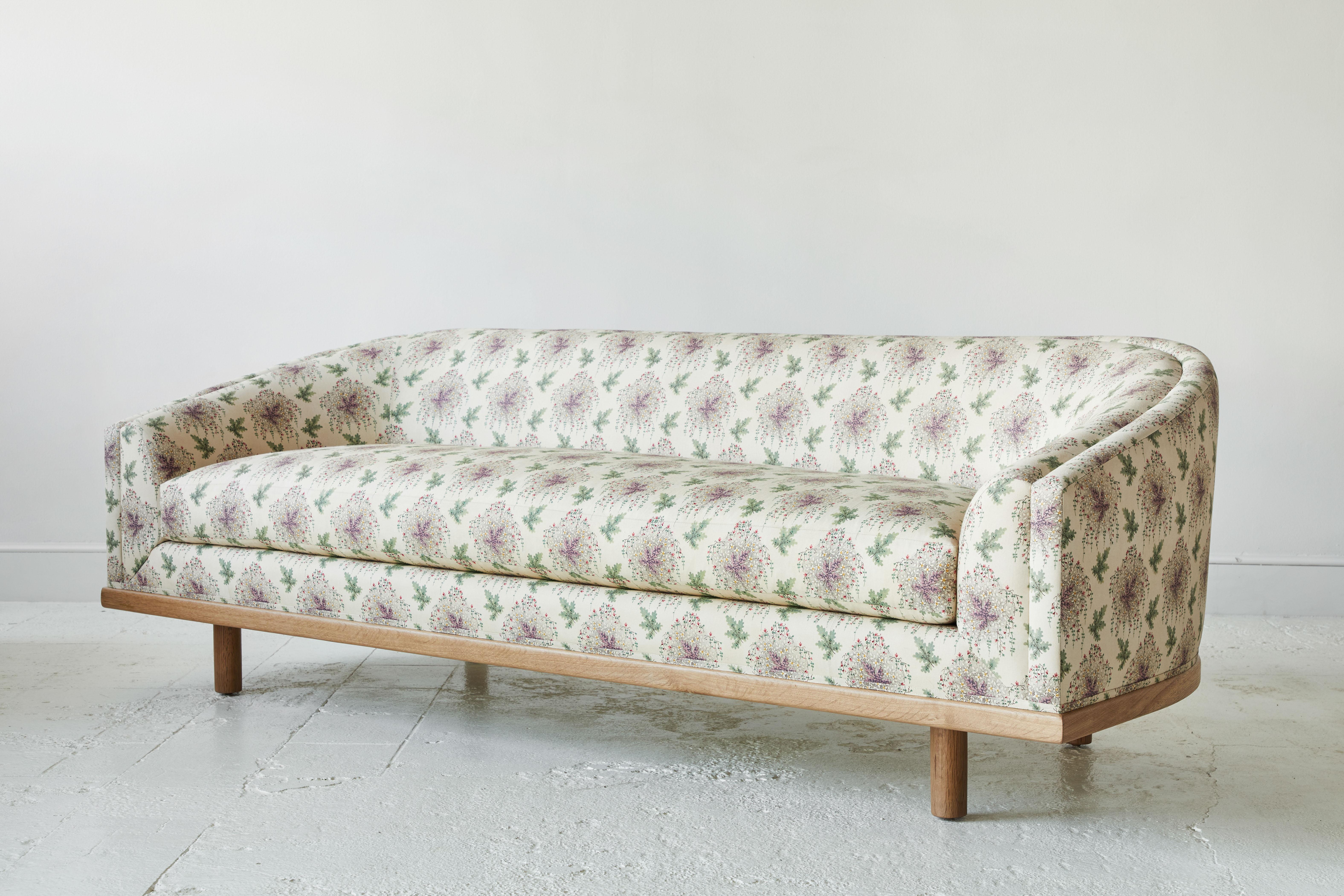 Nickey Kehoe Collection Curved Sofa For Sale 1