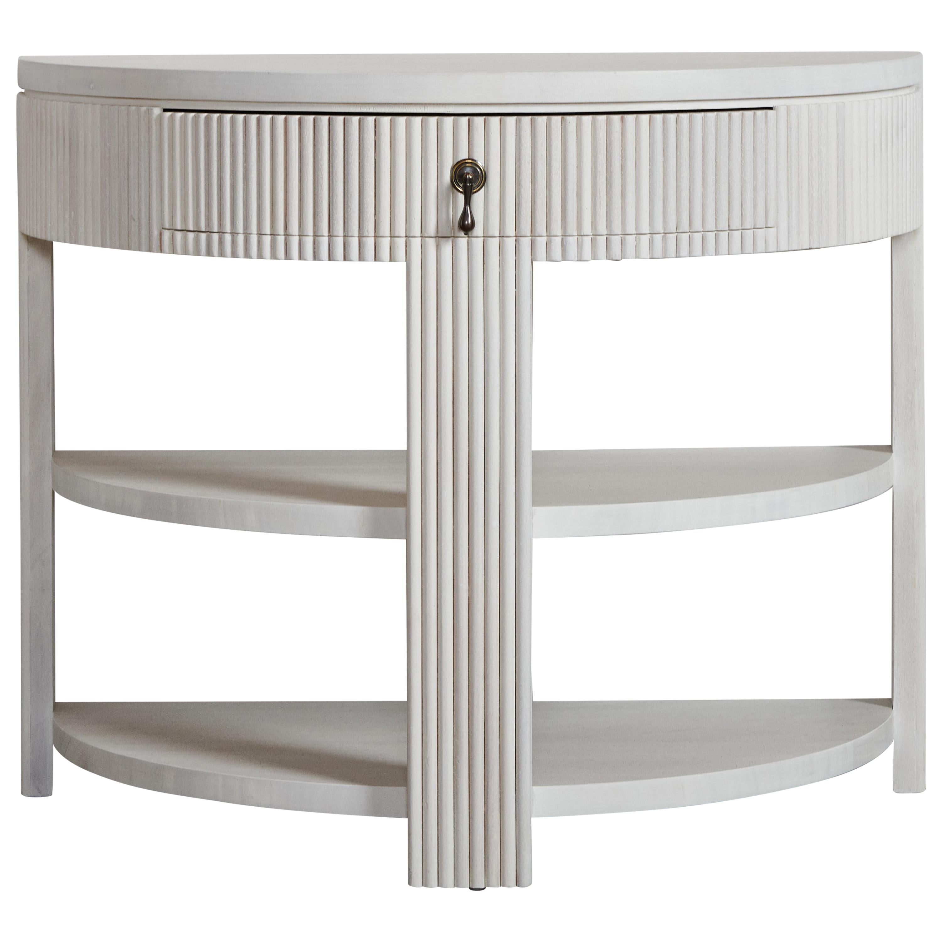 Nickey Kehoe Collection Demilune Side Table