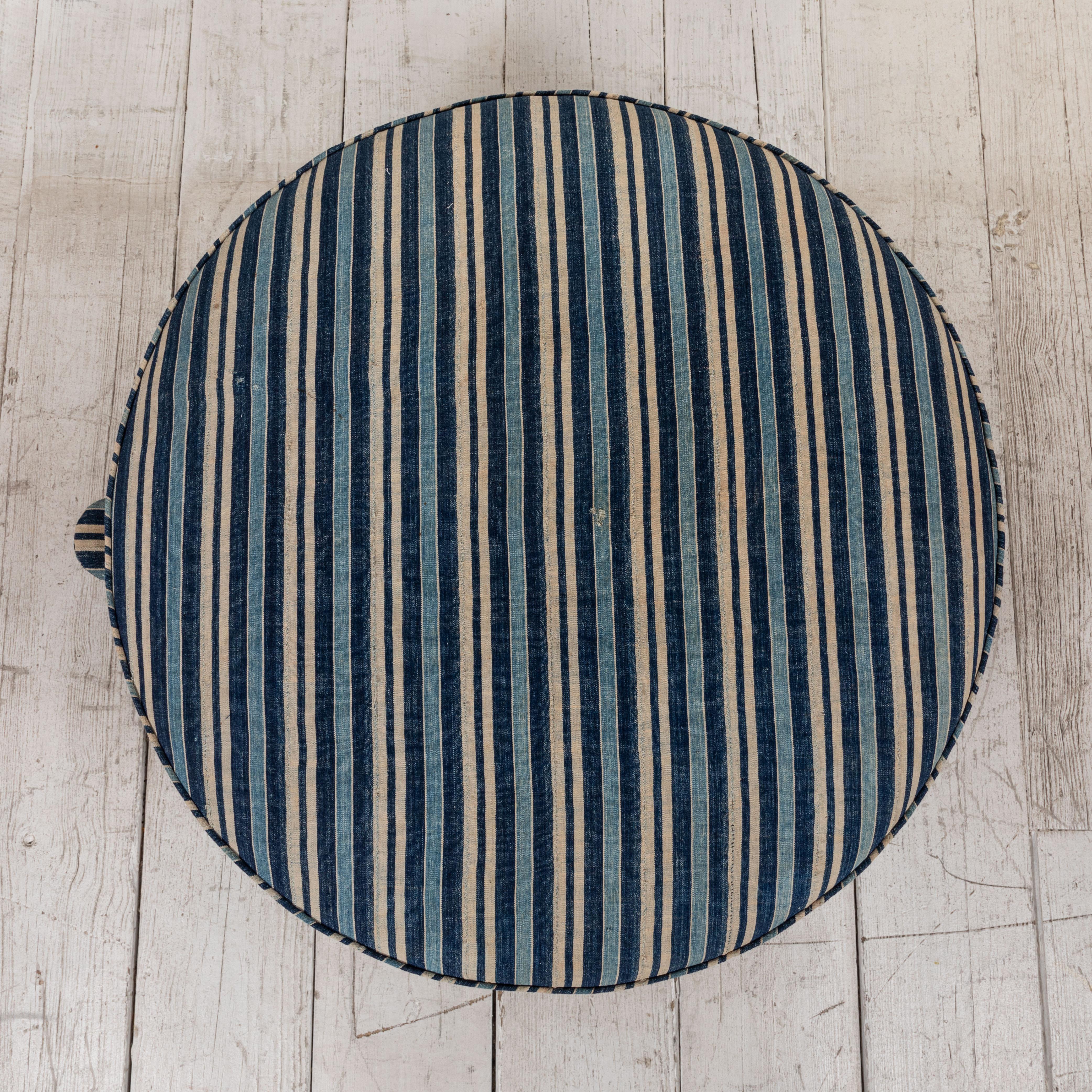 Fabric Nickey Kehoe Collection Large Round Hassock