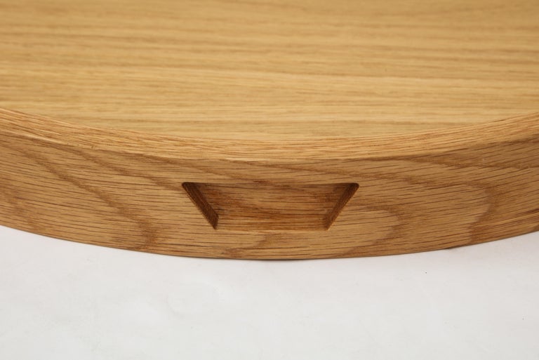 Round Oak Tray For Sale at 1stDibs