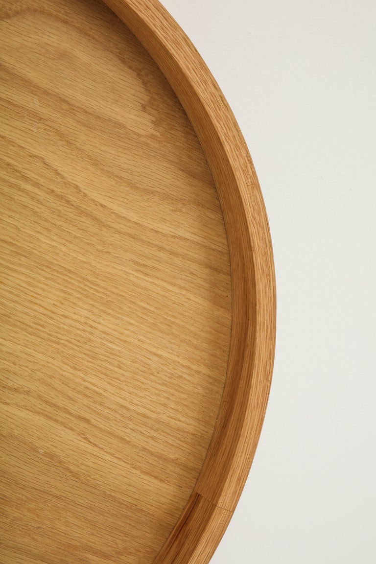 Round Oak Tray For Sale at 1stDibs