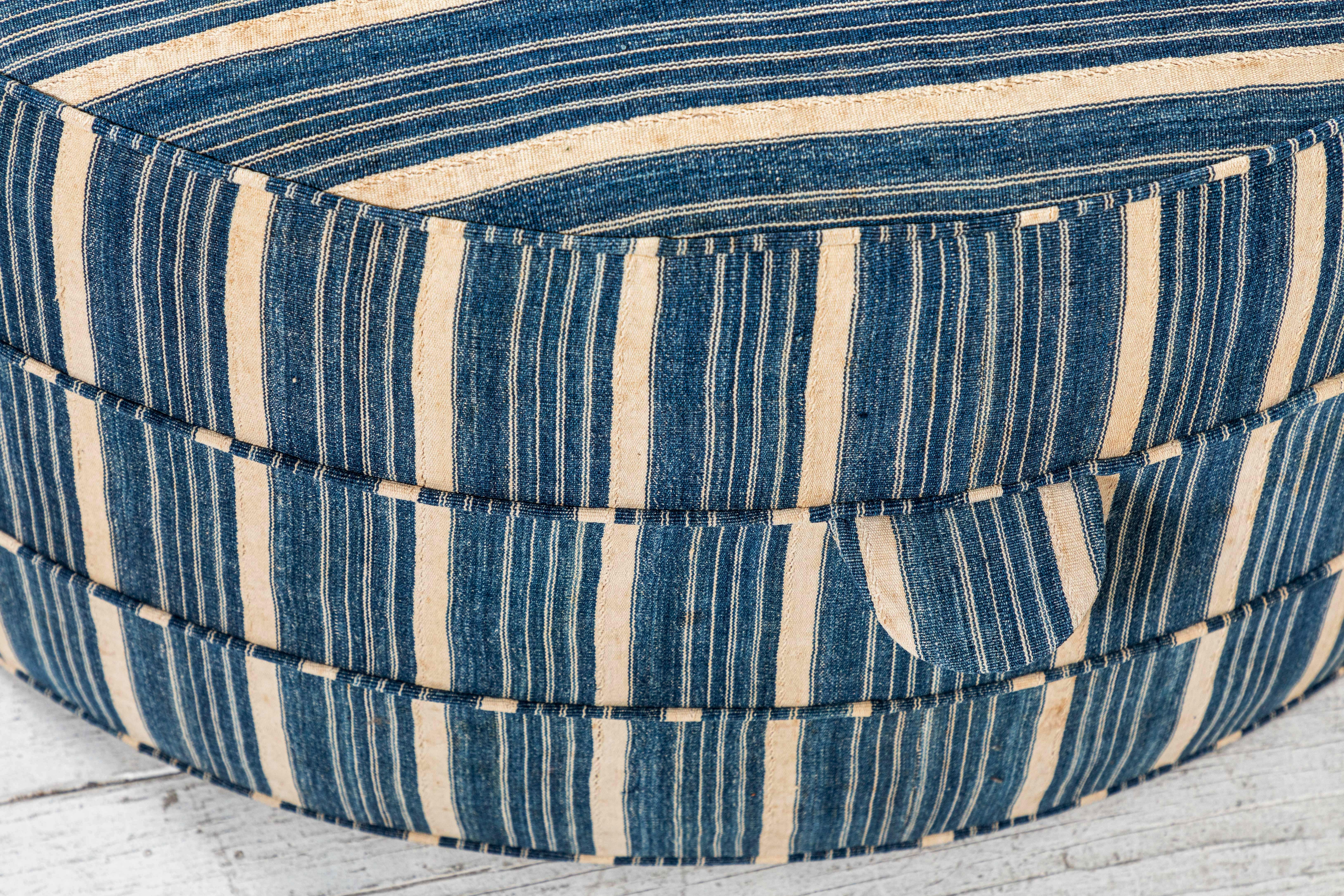 Fabric Nickey Kehoe Collection Round Ottoman