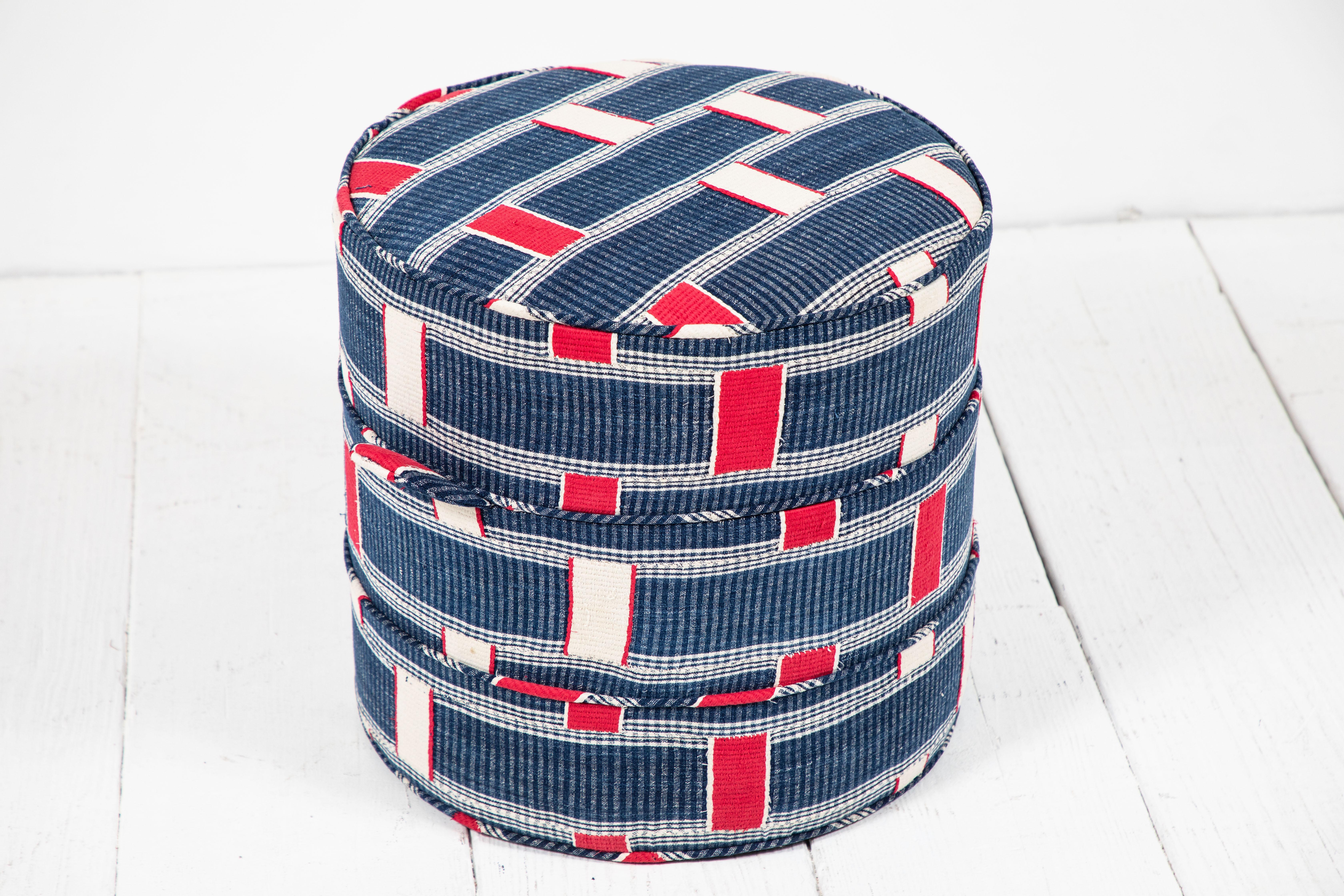 Nickey Kehoe Collection Small Round Hassock 2