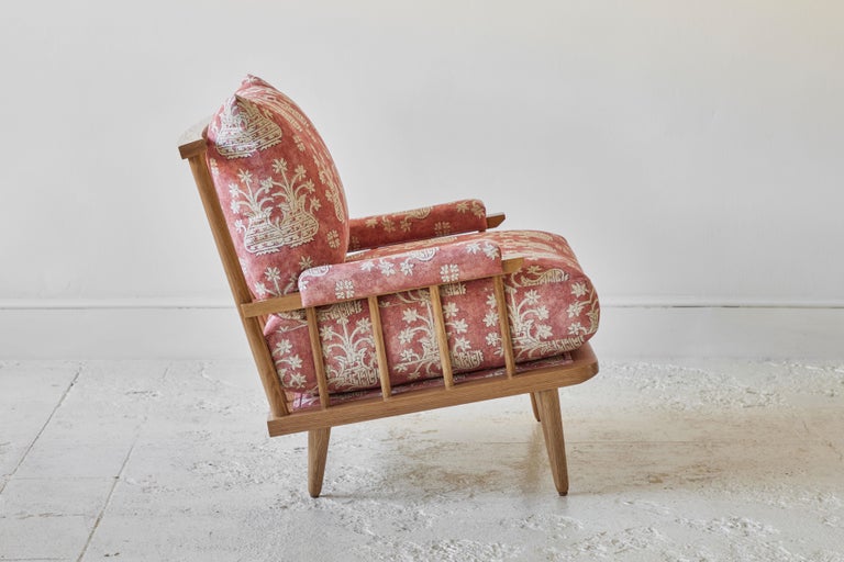 Nickey Kehoe Collection Spindle Back Viewing Chair at 1stDibs