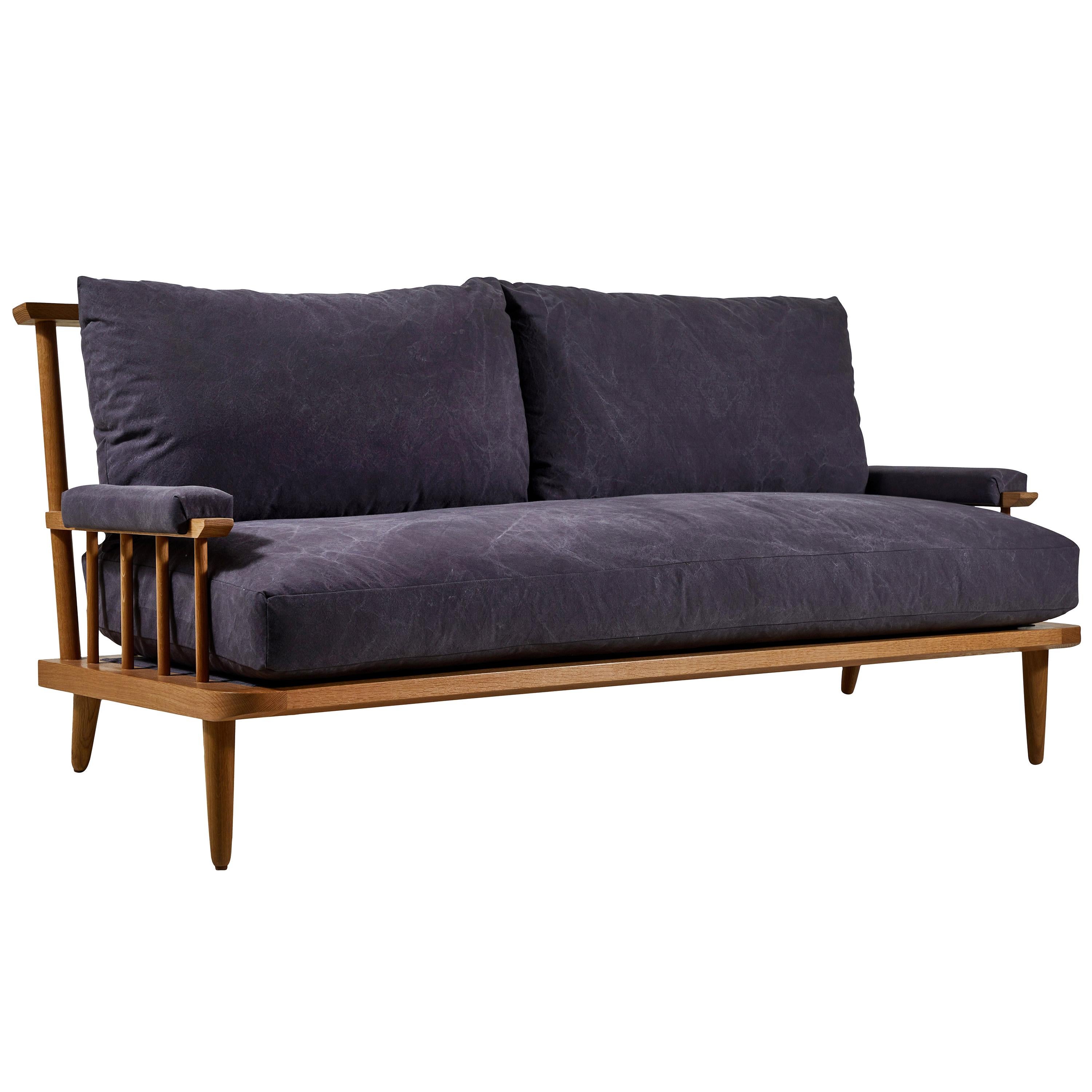 Nickey Kehoe Collection Spindle Back Viewing Settee