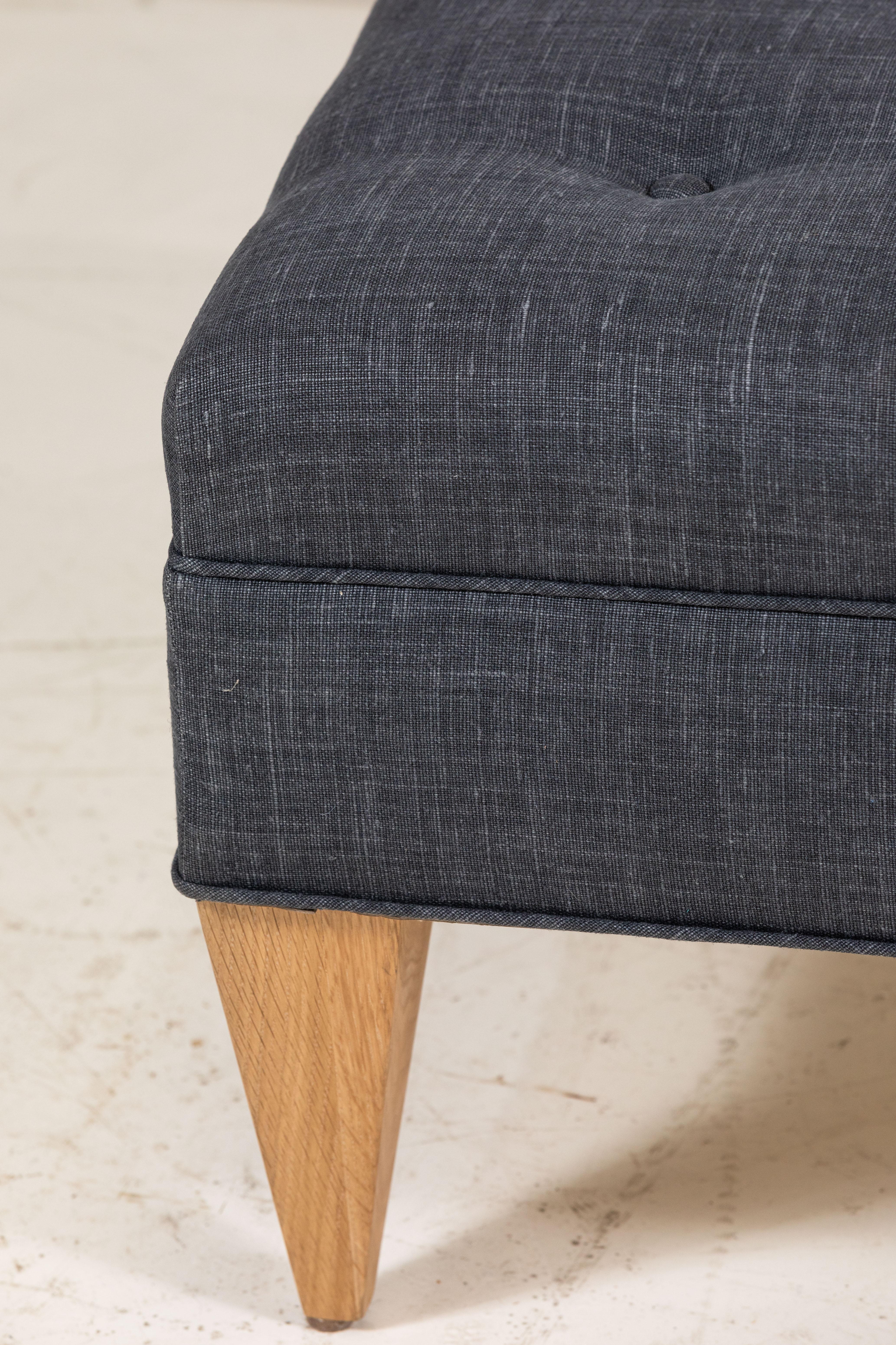 Contemporary Nickey Kehoe Collection Tufted Ottoman