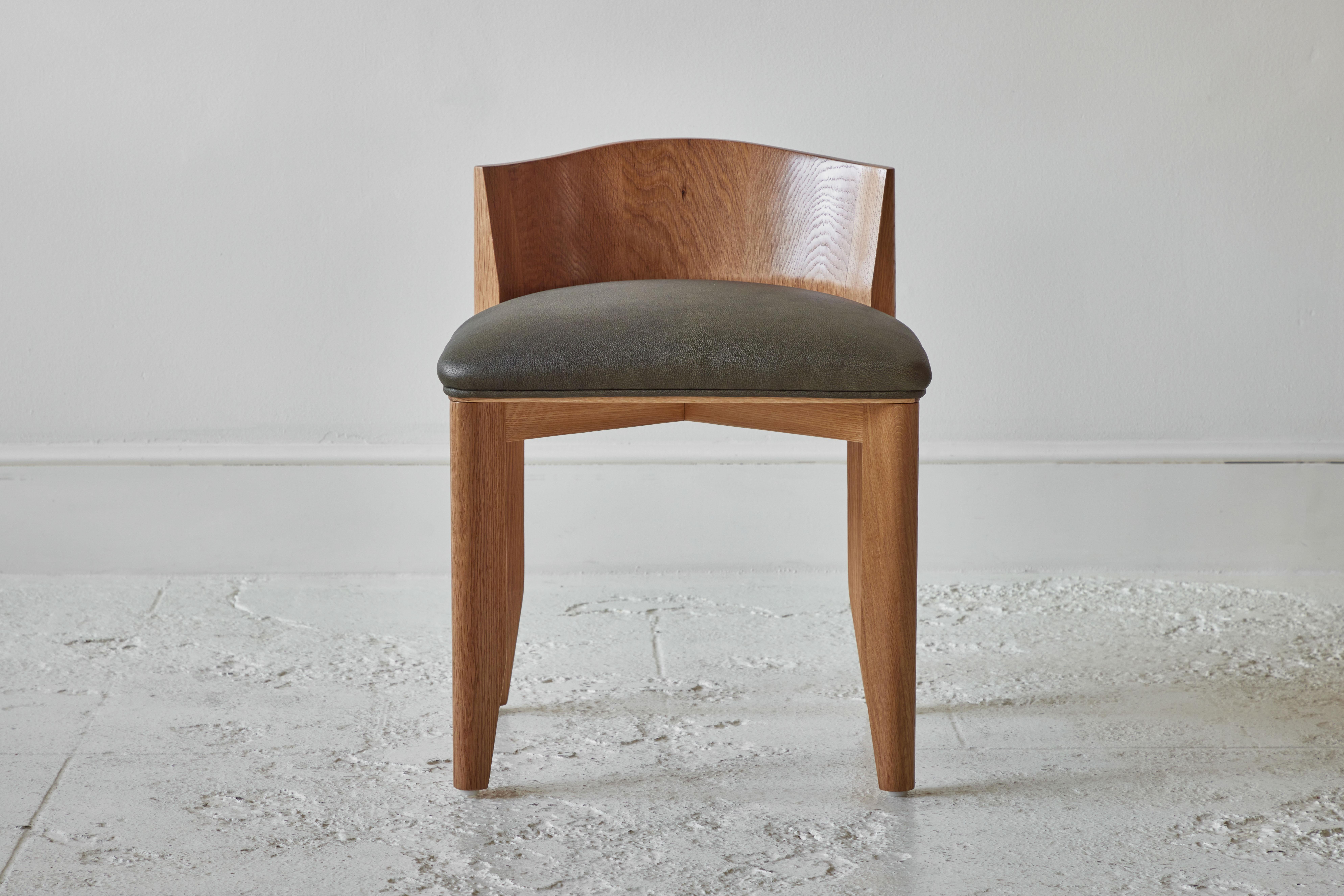 Contemporary Nickey Kehoe Collection Vanity Stool For Sale