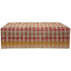 Nickey Kehoe Collection Vintage Kilim Ottoman