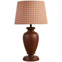 Nickey Kehoe Collection Walnut Turned Table Lamp
