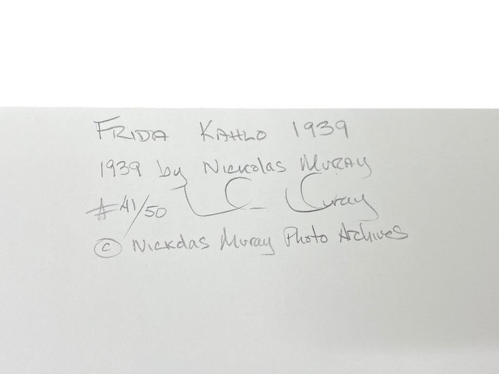 Frida Kahlo by Nickolas Muray, 1939, Platinum Print, Portrait Photography For Sale 3