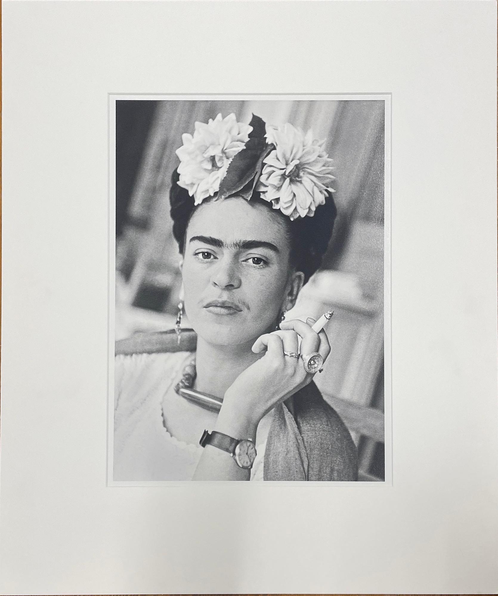 Frida with Cigarette - Photograph by Nickolas Muray