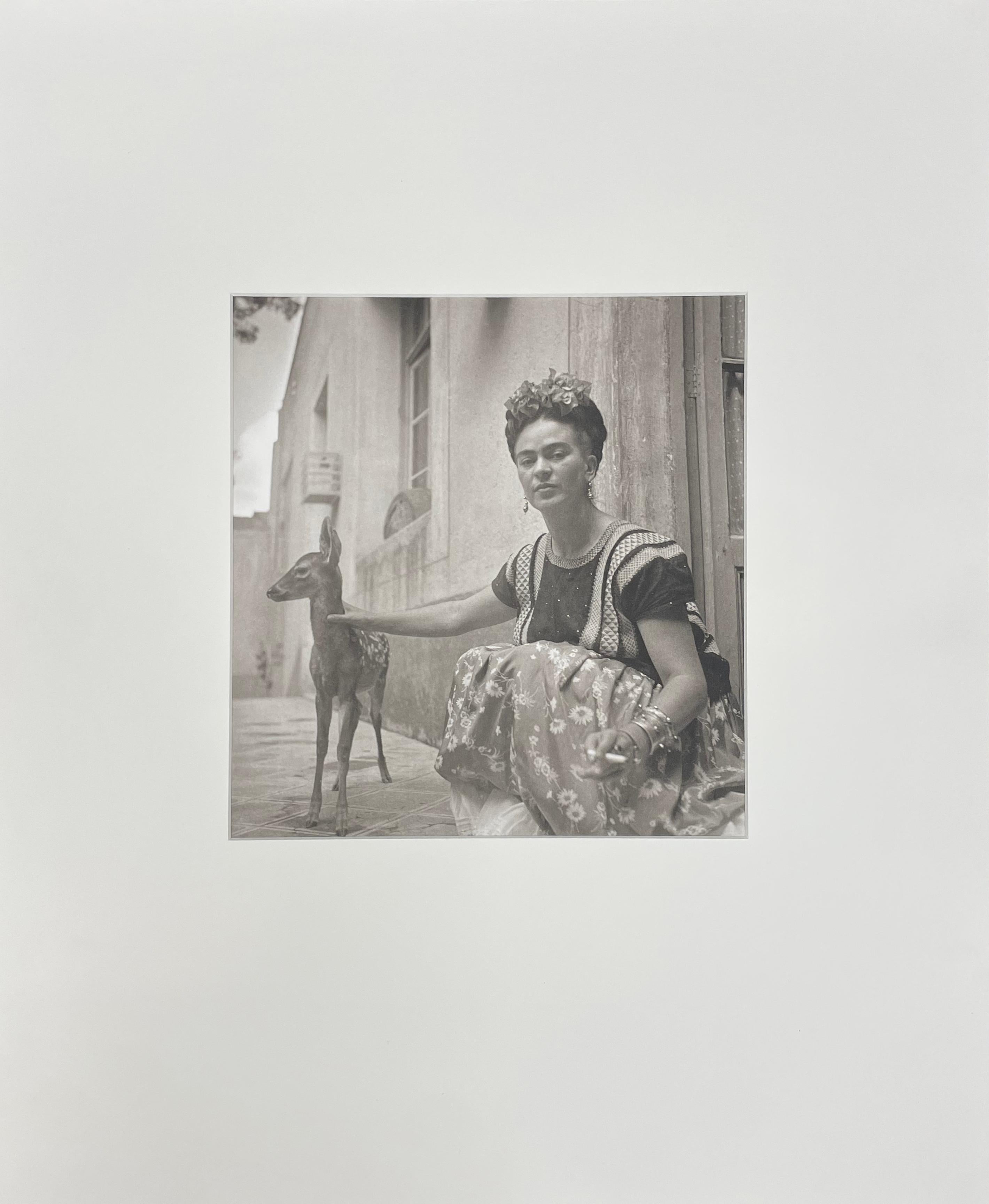 Frida mit Granizo von Nickolas Muray, 1939, Platindruck, Fotografie im Angebot 1