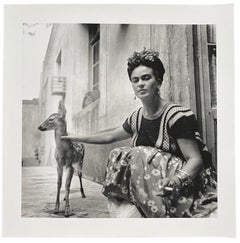Frida with Granizo par Nickolas Muray, 1939, estampe à la gélatine argentique, photographie