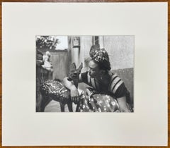 Frida con Granizo, Versión 2, Coyoacán - Edición Limitada Foto Blanco y Negro