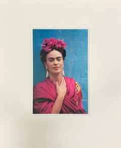 Frida with Picasso Earrings by Nickolas Muray, 1939, Carbon Pigment Print