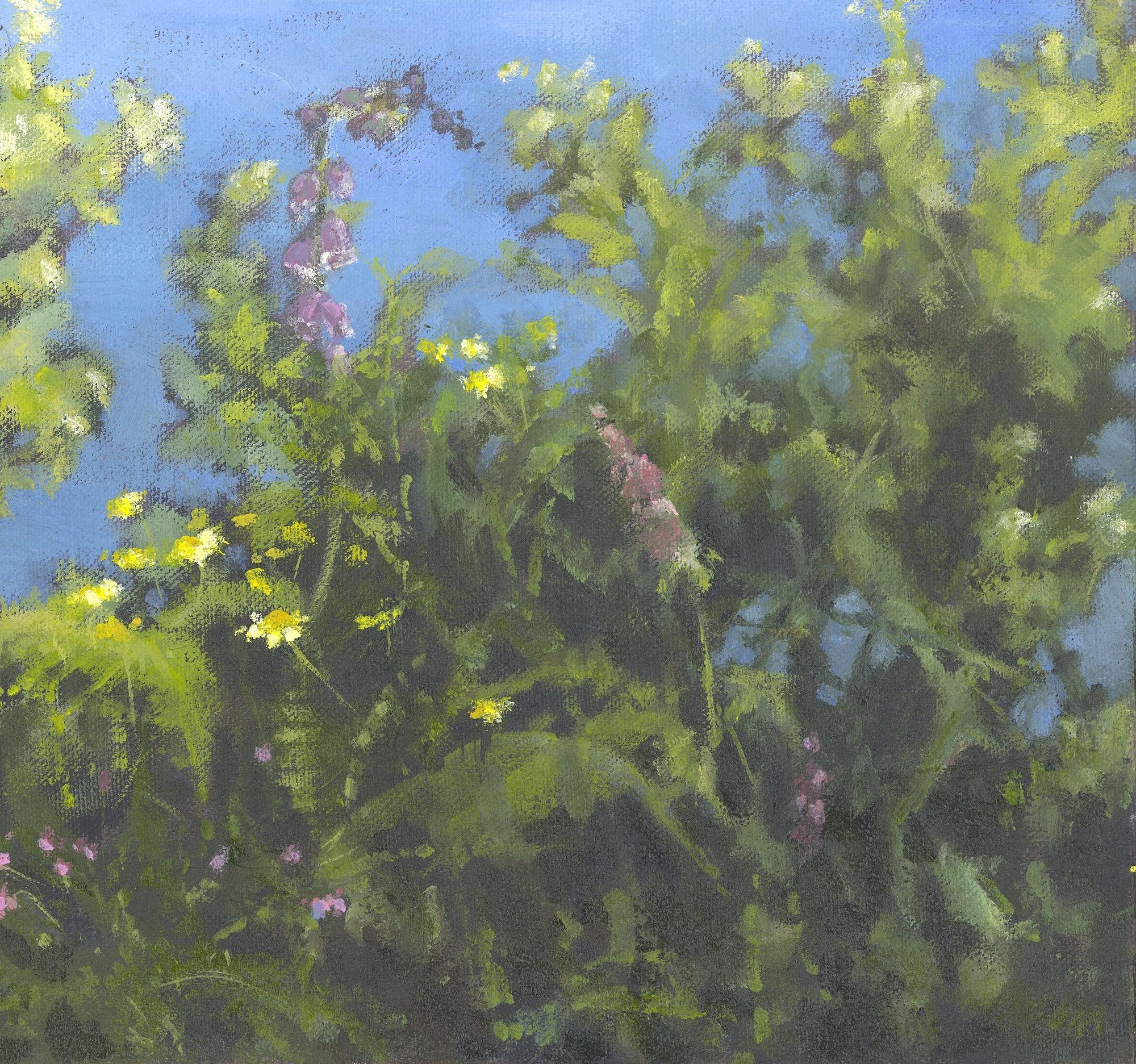 Across the Estuary - Hampshire, Landschaft Natur Ländlich (Zeitgenössisch), Painting, von Nicky Bramble