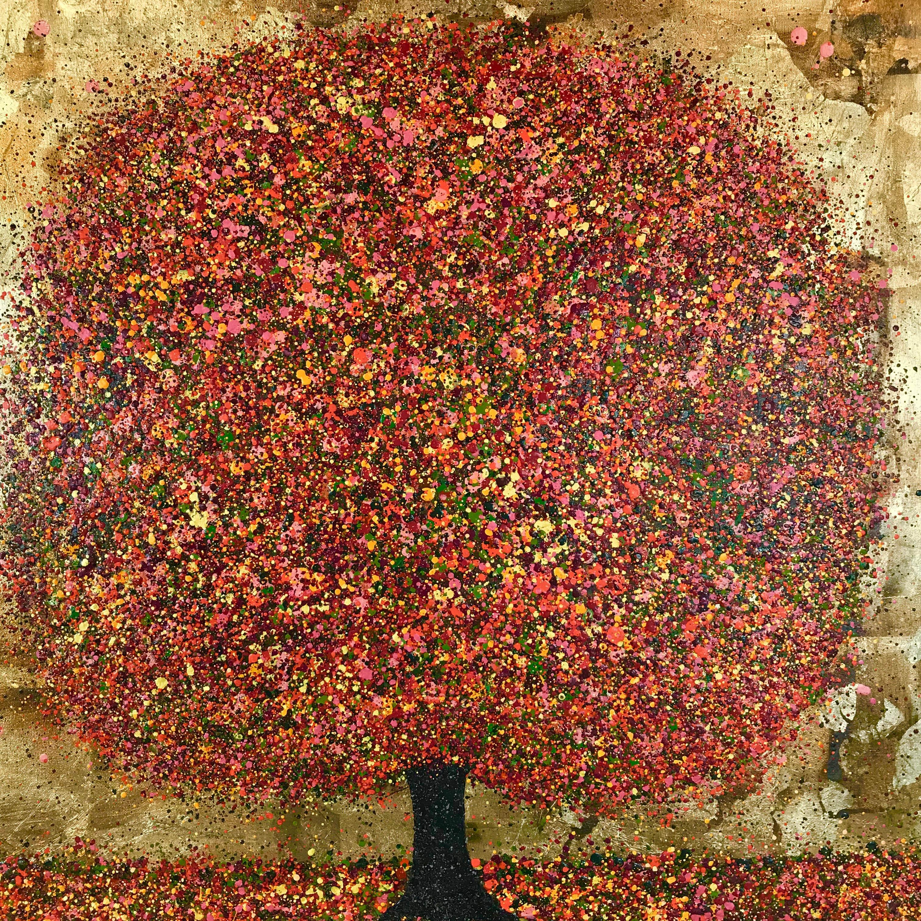Magical Autumn Light  - Mixed Media Art by Nicky Chubb