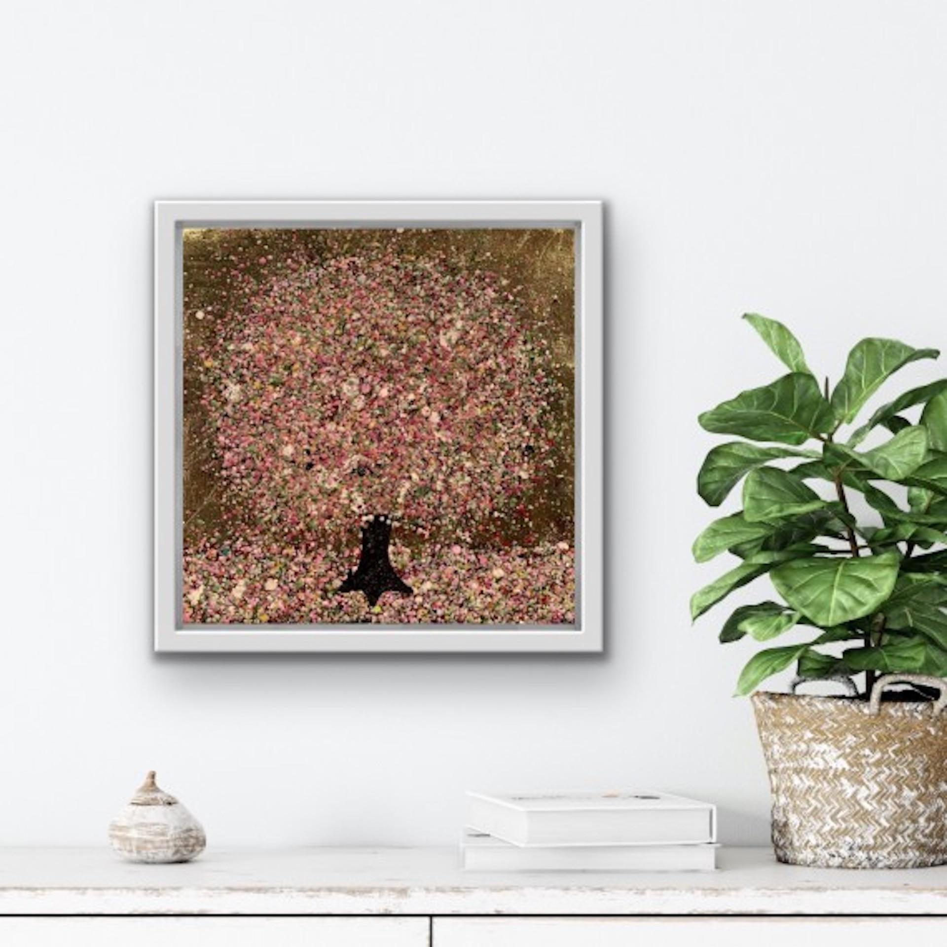 Une journée de printemps dorée, peinture originale de paysage floral, Nicky Chubb, en vente en vente 7