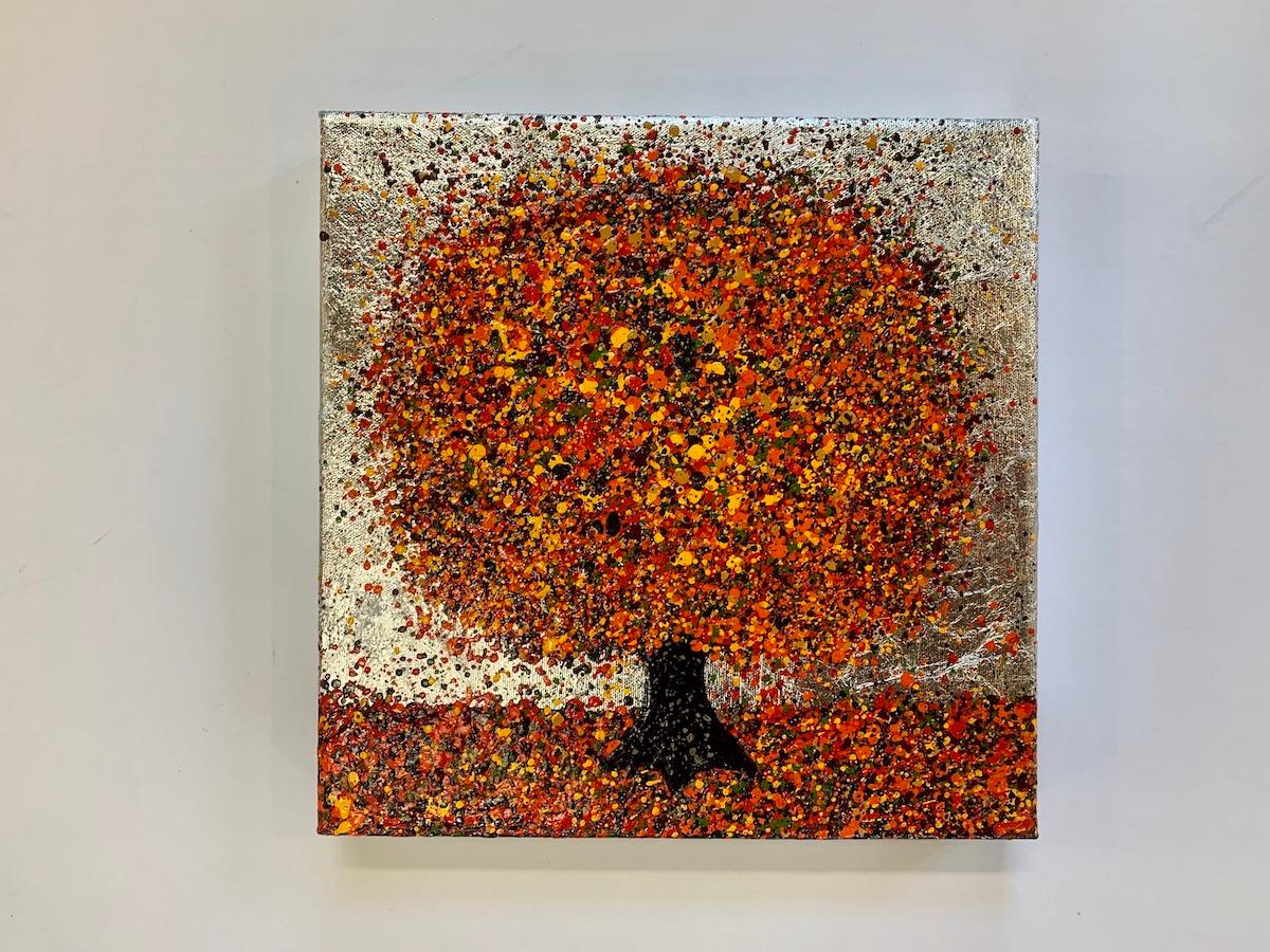 Un piccolo raggio di sole d'autunno - Painting di Nicky Chubb