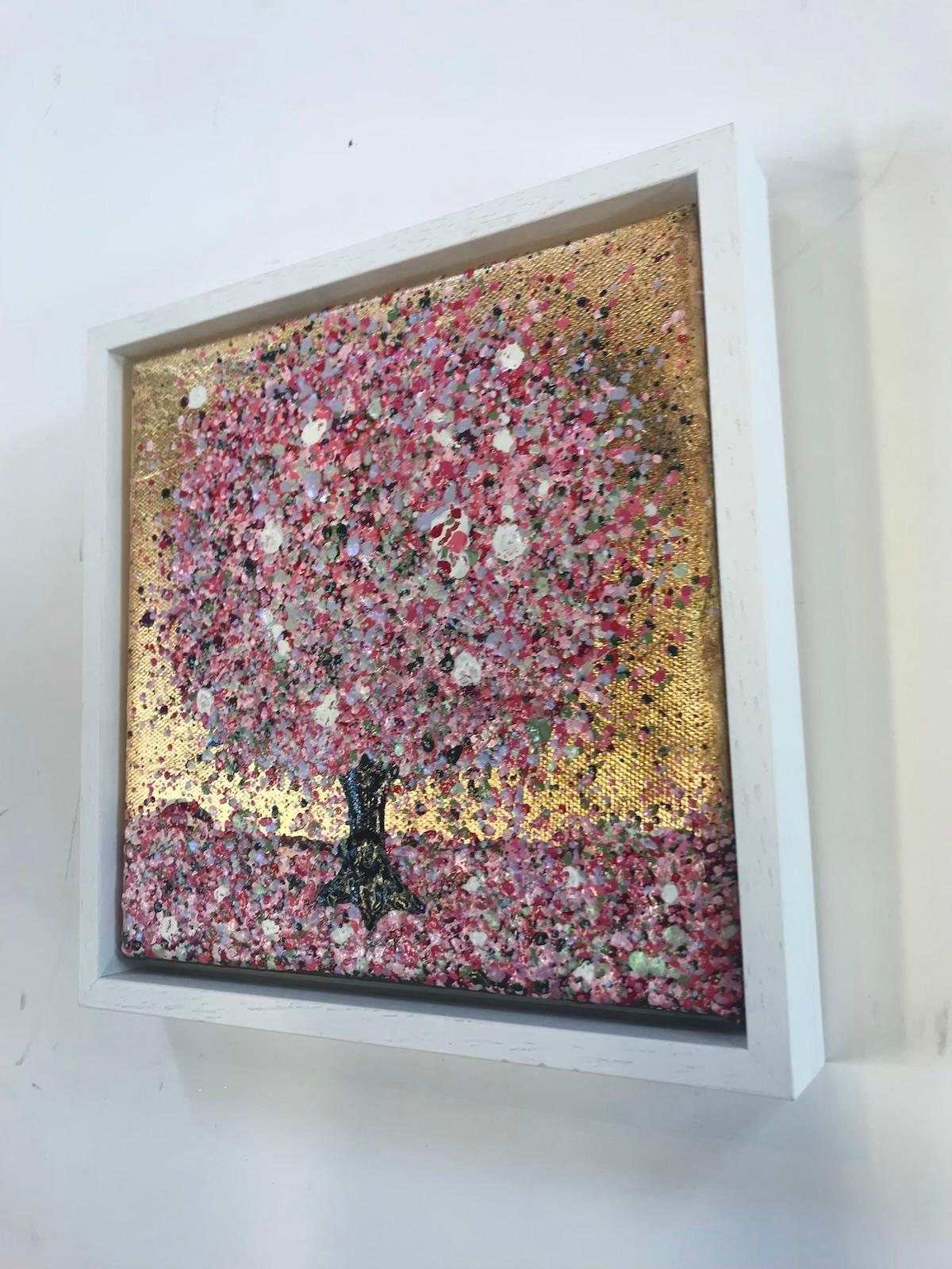 A Little Spring Joy by Nicky Chubb [2022]
original and hand signed by the artist 
Acrylic on Canvas
Image size: H:20 cm x W:20 cm
Complete Size of Unframed Work: H:20 cm x W:20 cm x D:2.5cm
Frame Size: H:23 cm x W:23 cm x D:3.5cm
Sold Framed
Please