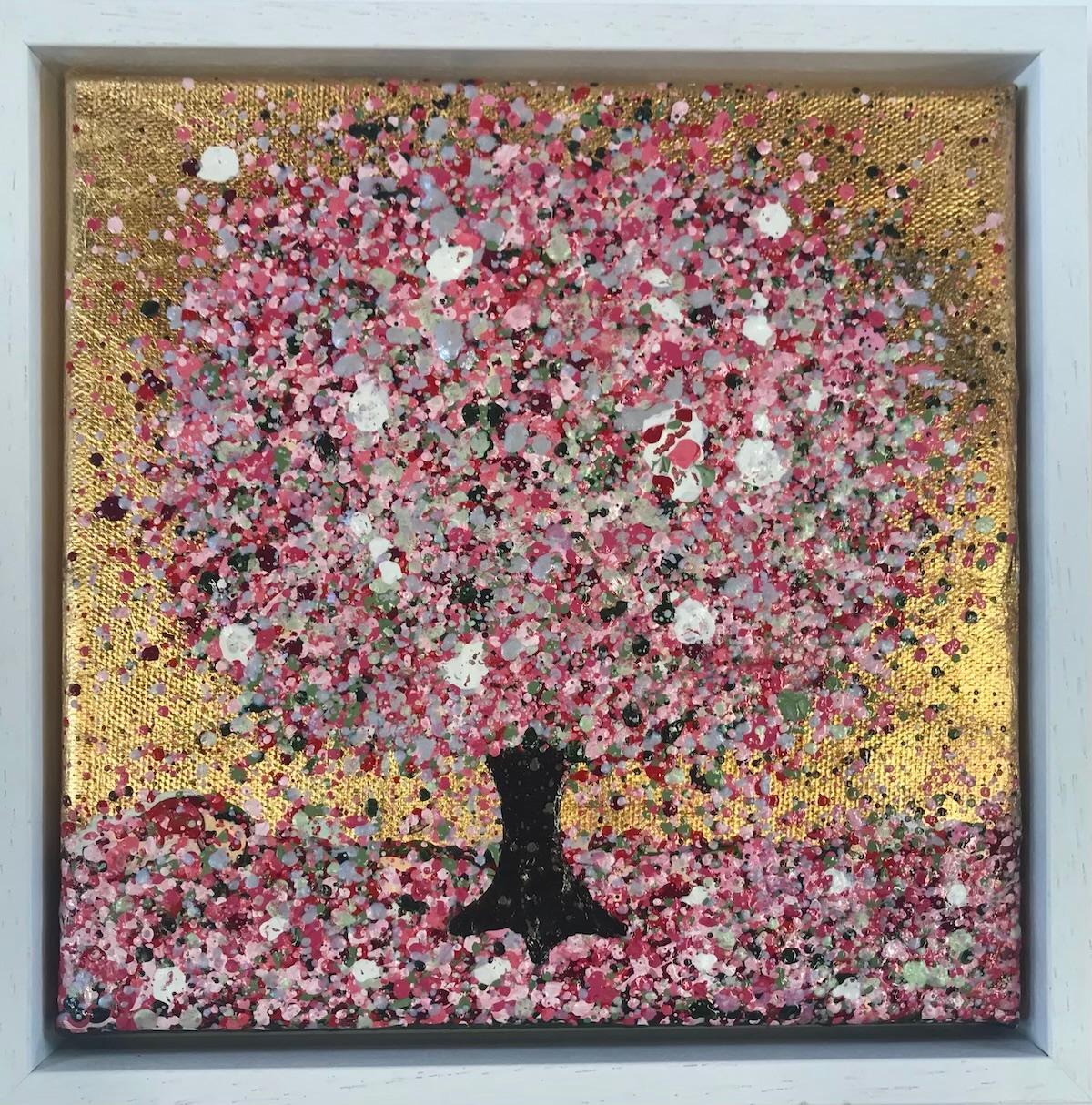 Eine kleine Frühlingsfreude von Nicky Chubb [2022]
original und handsigniert vom Künstler 
Acryl auf Leinwand
Bildgröße: H:20 cm x B:20 cm
Gesamtgröße des ungerahmten Werks: H:20 cm x B:20 cm x T:2,5cm
Rahmengröße: H:23 cm x B:23 cm x