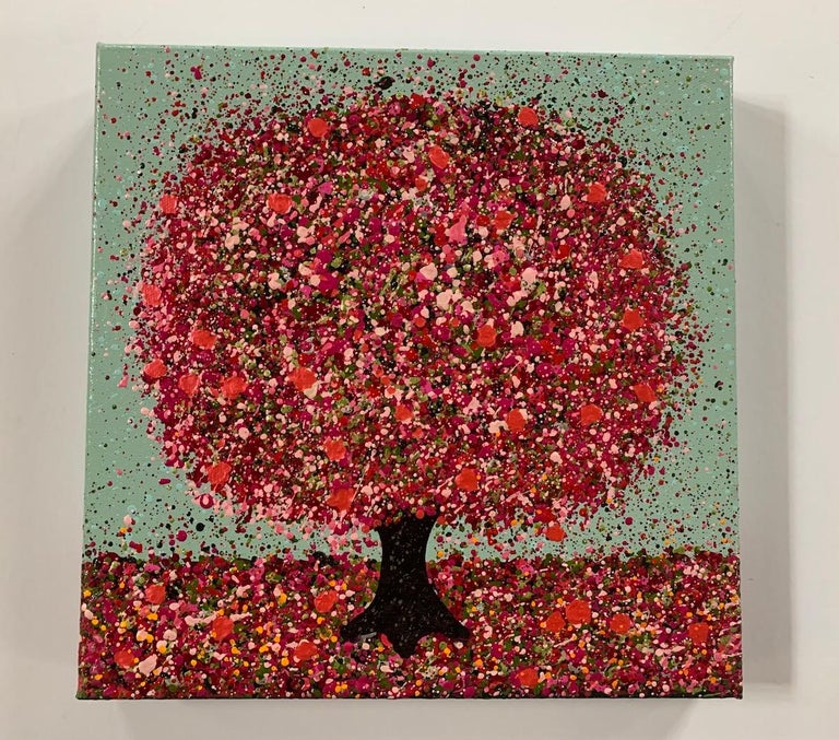 Nicky Chubb - Cerise and Duck Egg by Nicky Chubb, Contemporary semi ...