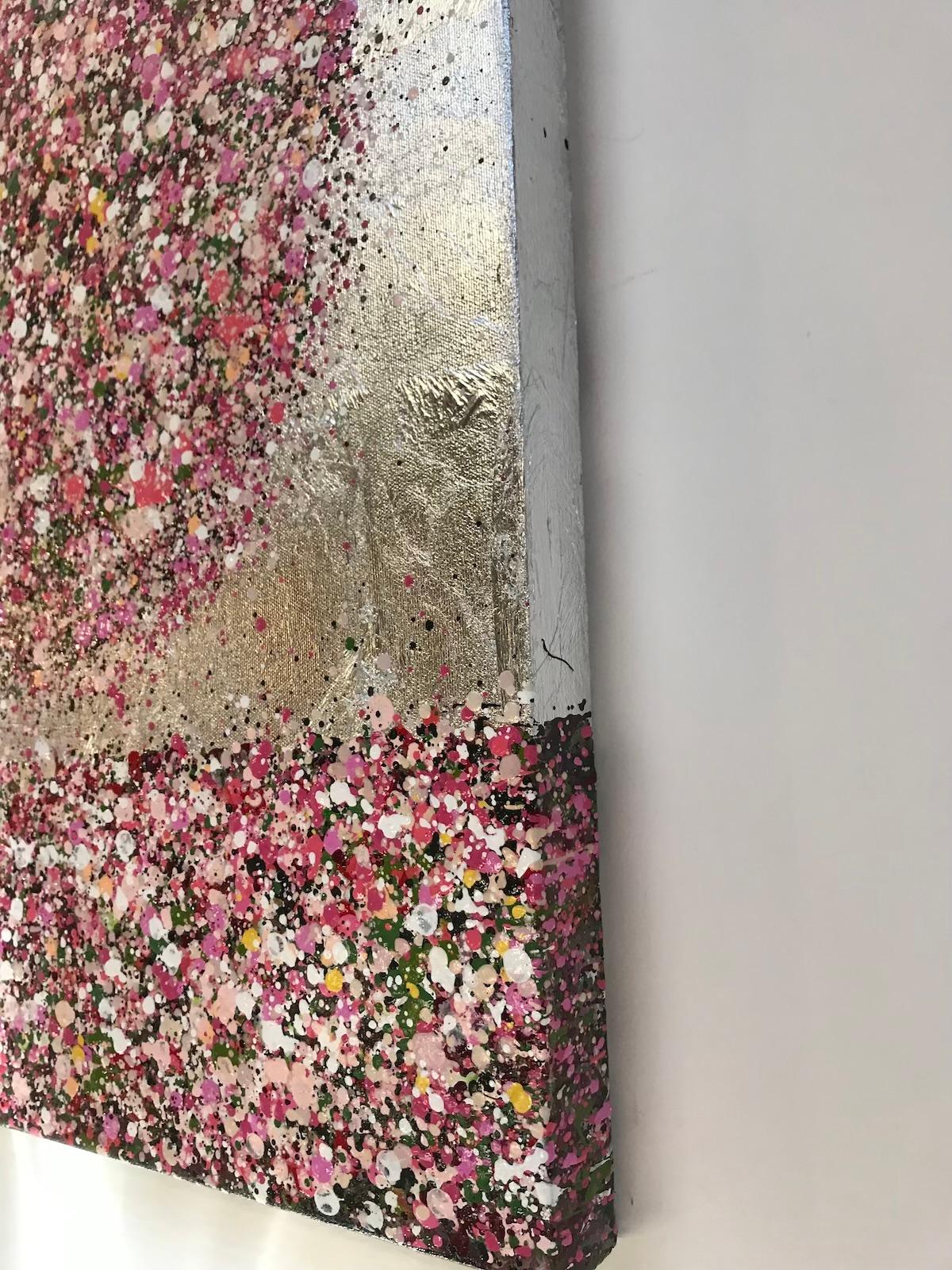 Happy Blossom and a Silver Sky von Nicky Chubb, Pop-Art, Baumgemlde [2020] 3