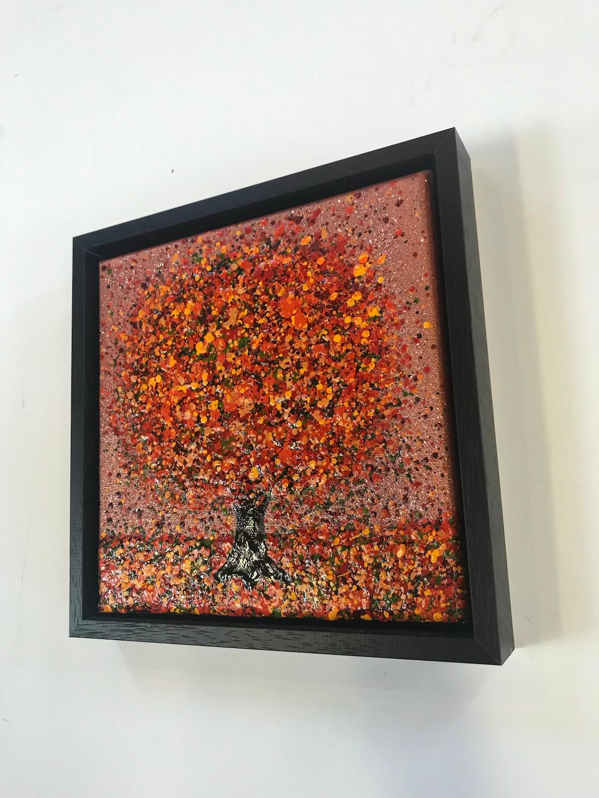Little Autumn Glitter by Nicky Chubb, original painting, contemporary art  3